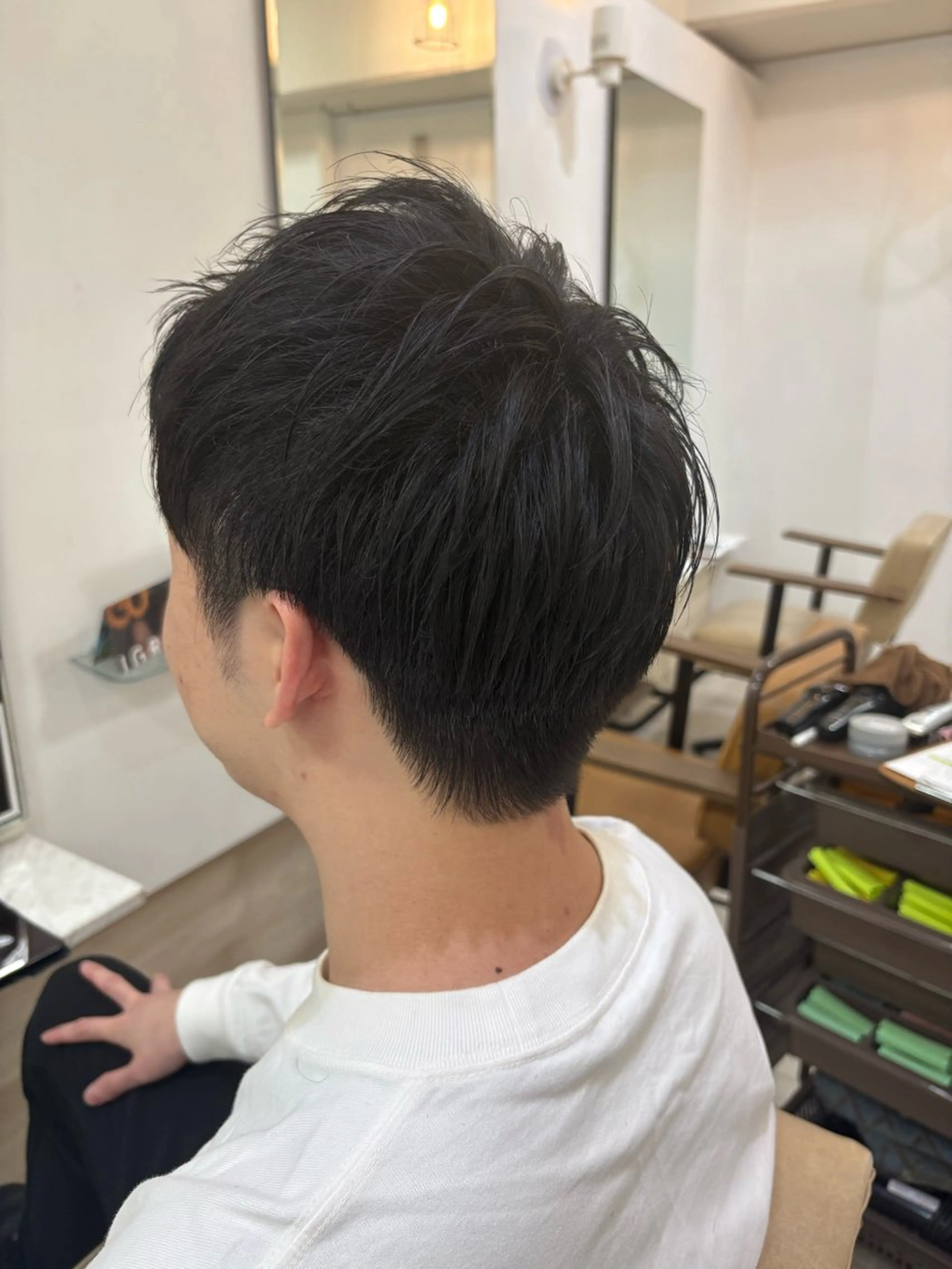 メンズ 栗田 優月のヘアスタイル