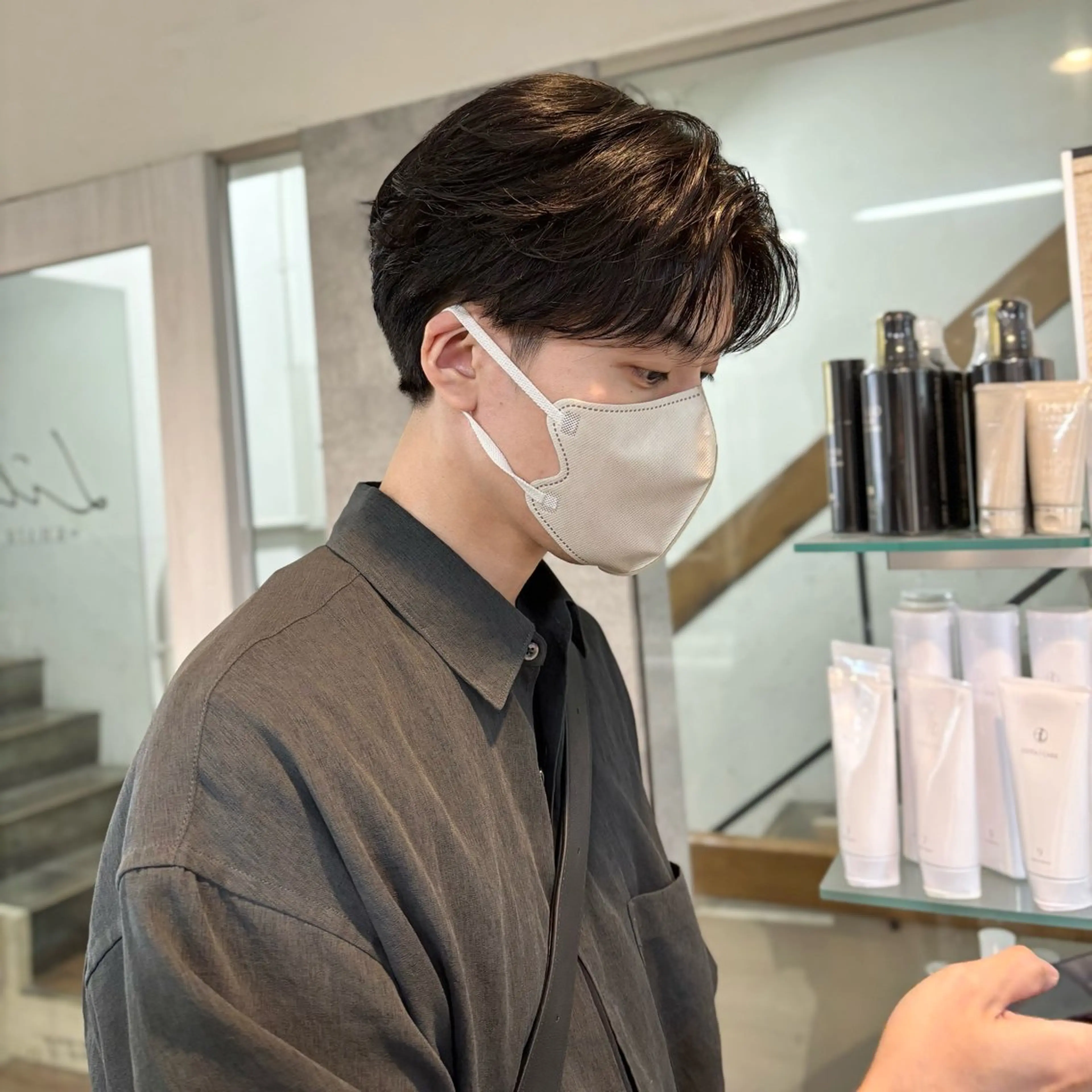 メンズ カット 谷昂将　メンズ梅田 /パーマ/毛流れのヘアスタイル