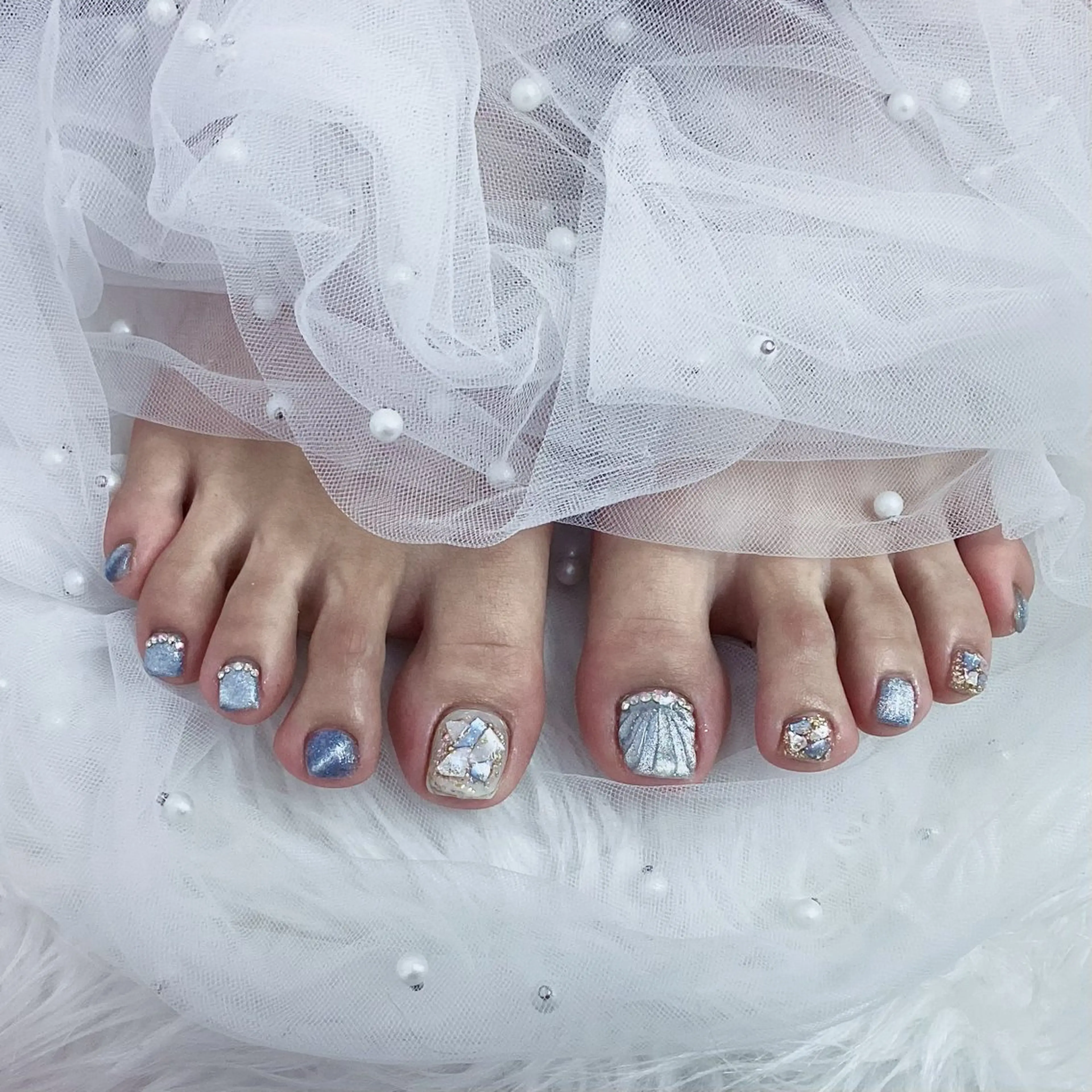 ネイル パーツ全部¥110 サロンミミのネイルデザイン