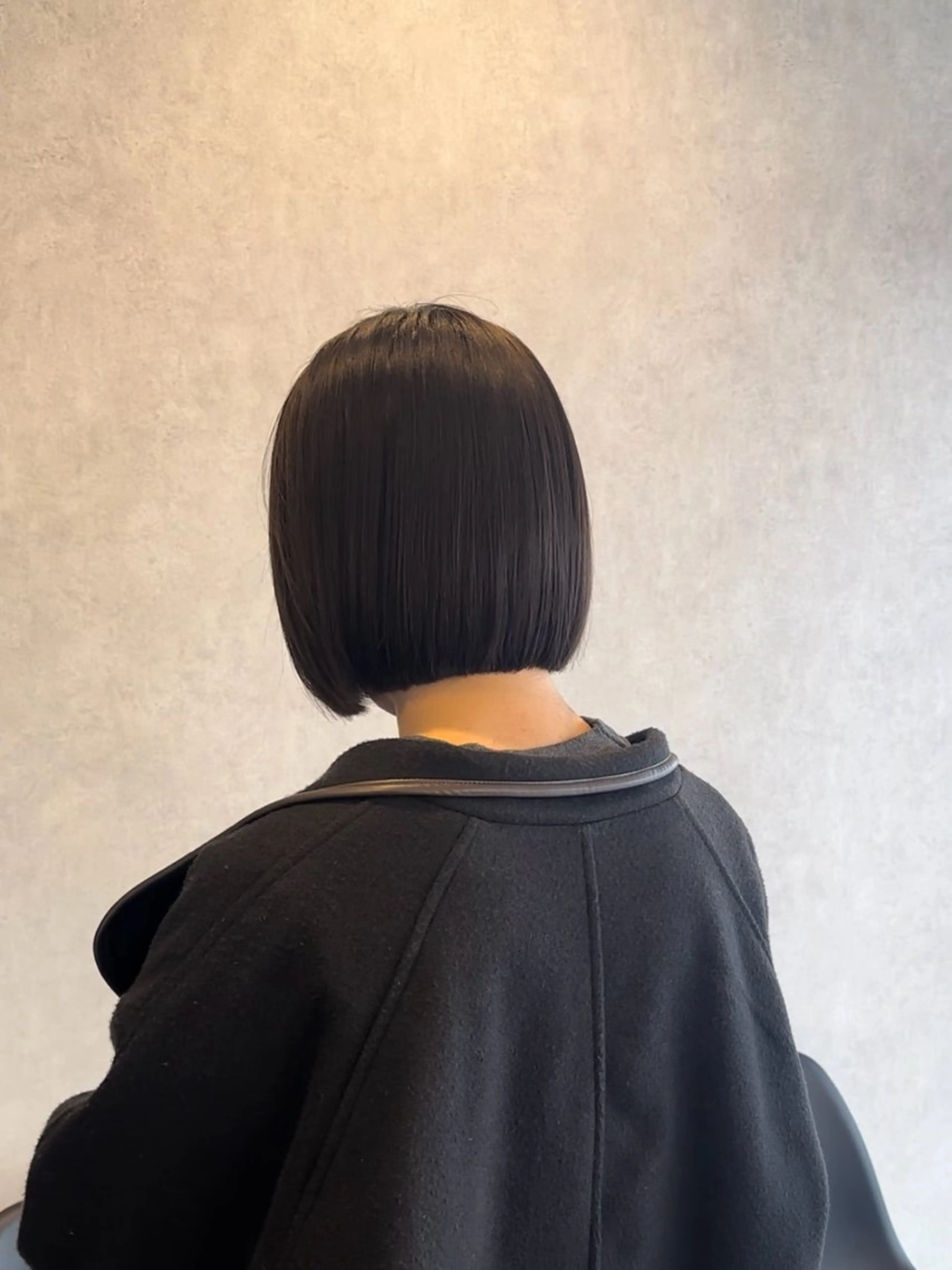 ショート ボブ 縮毛矯正 カット 縮毛矯正 GiseL 小倉所属・谷内尾 祐音のヘアスタイル