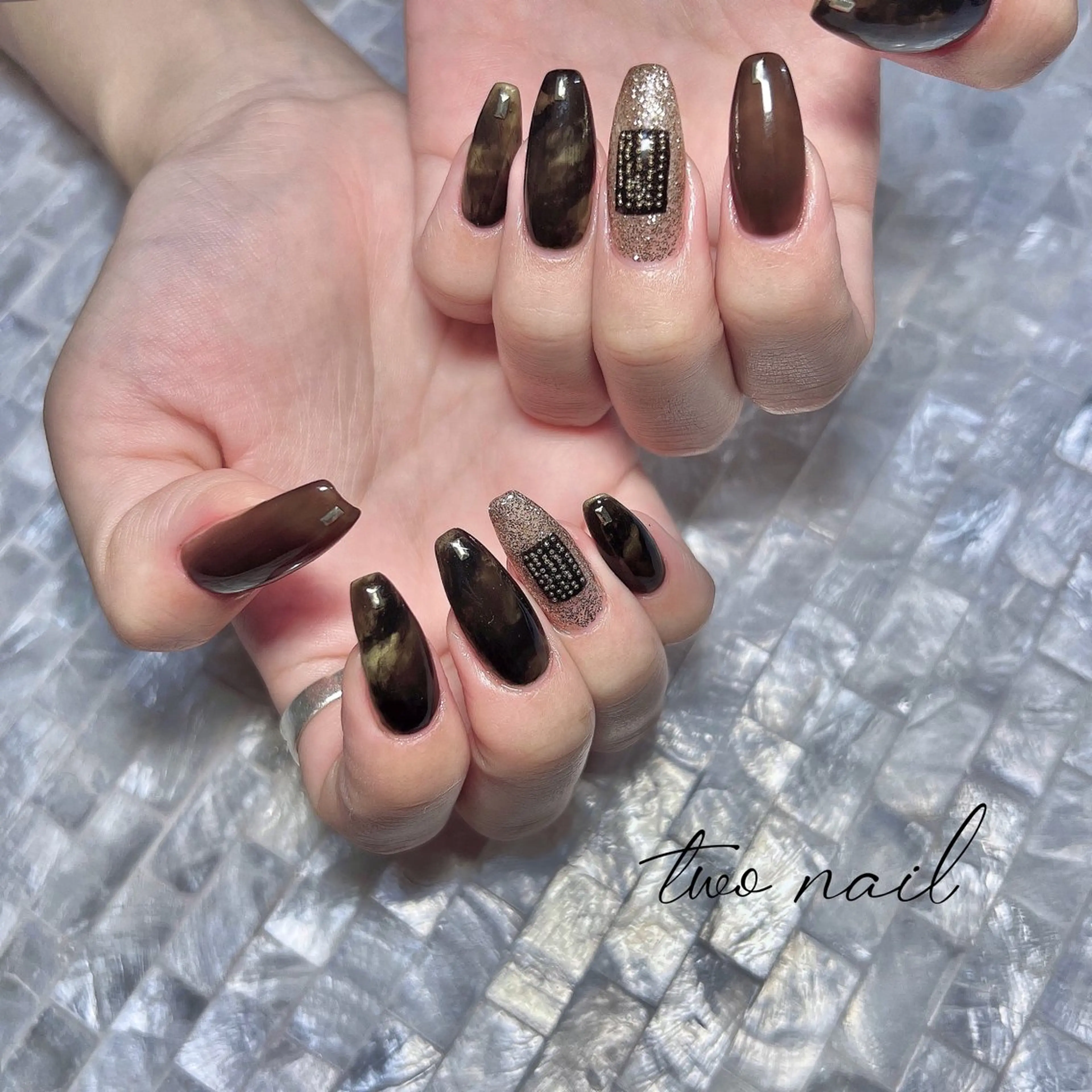 ネイル アートネイル フットネイル ハート ニュアンスネイル オフィスネイル ハンドネイル two nailのネイルデザイン