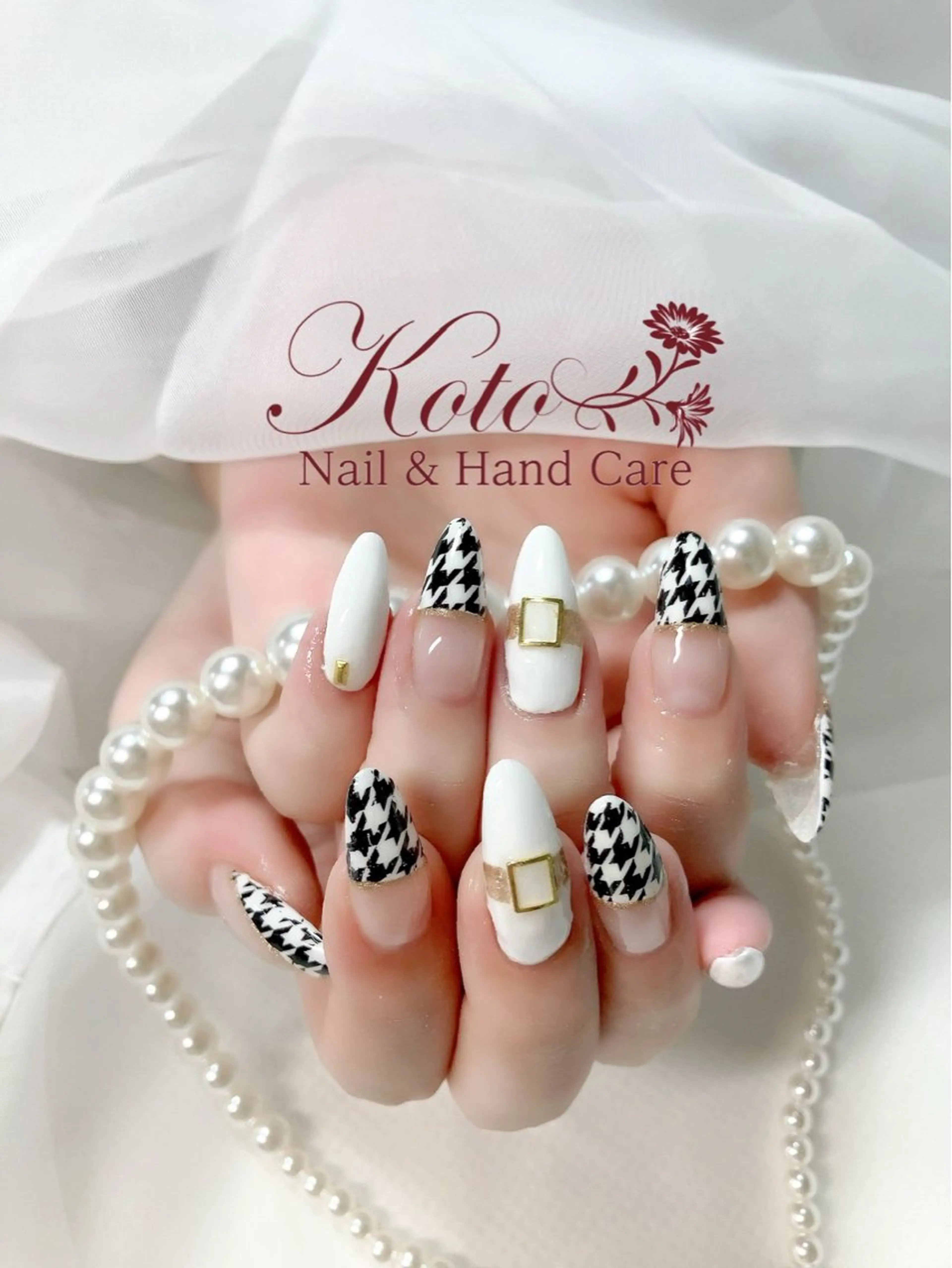 ネイル 長さ出し ジェルネイル 持ち込み ニュアンスネイル 赤色 ハンドネイル Nail Salon KOTOのネイルデザイン