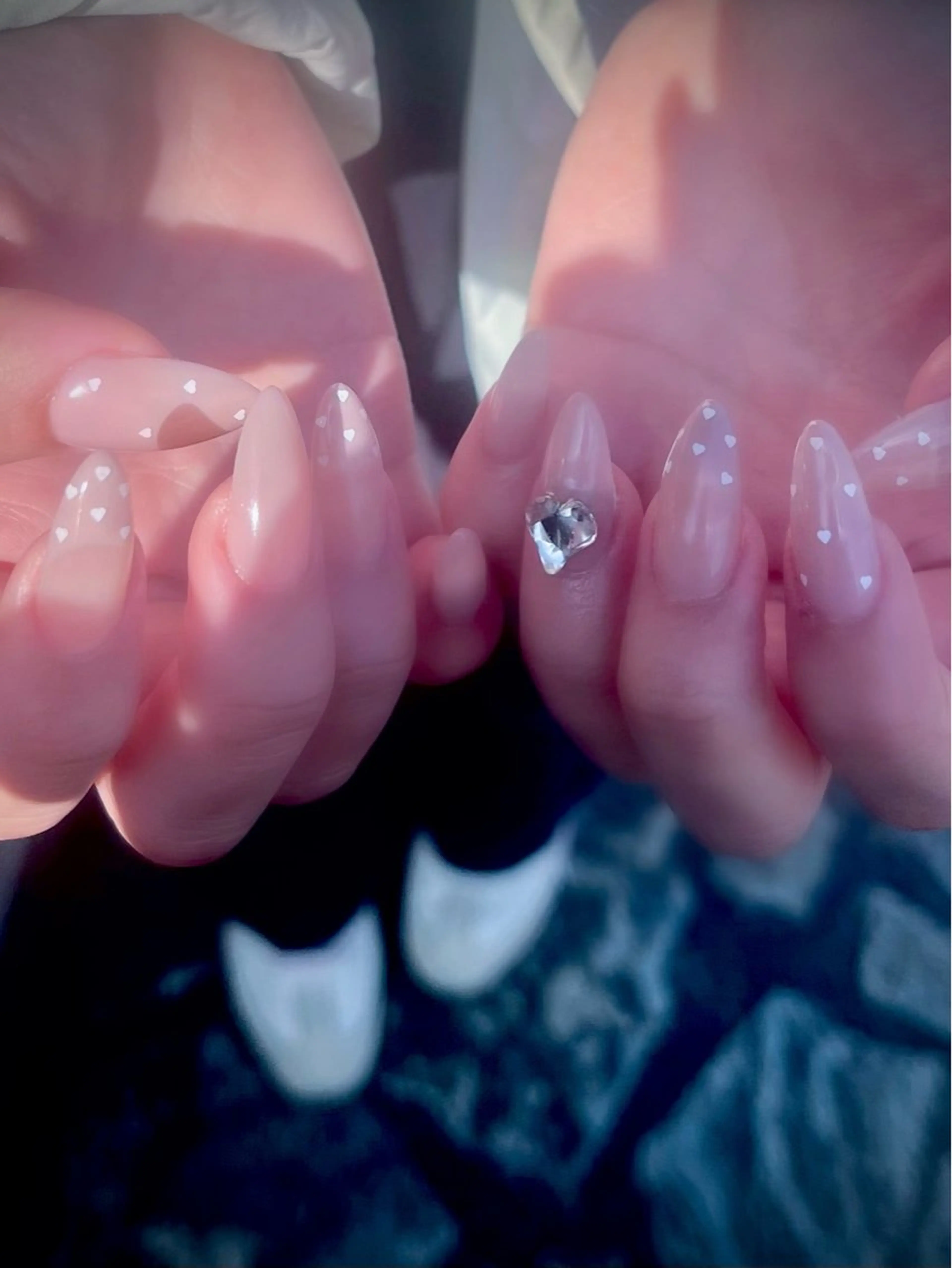 ネイル キラキラネイル マグネットネイル ワンカラーネイル スカルプネイル ワンホンネイル nine.🦋 YUKOのネイルデザイン