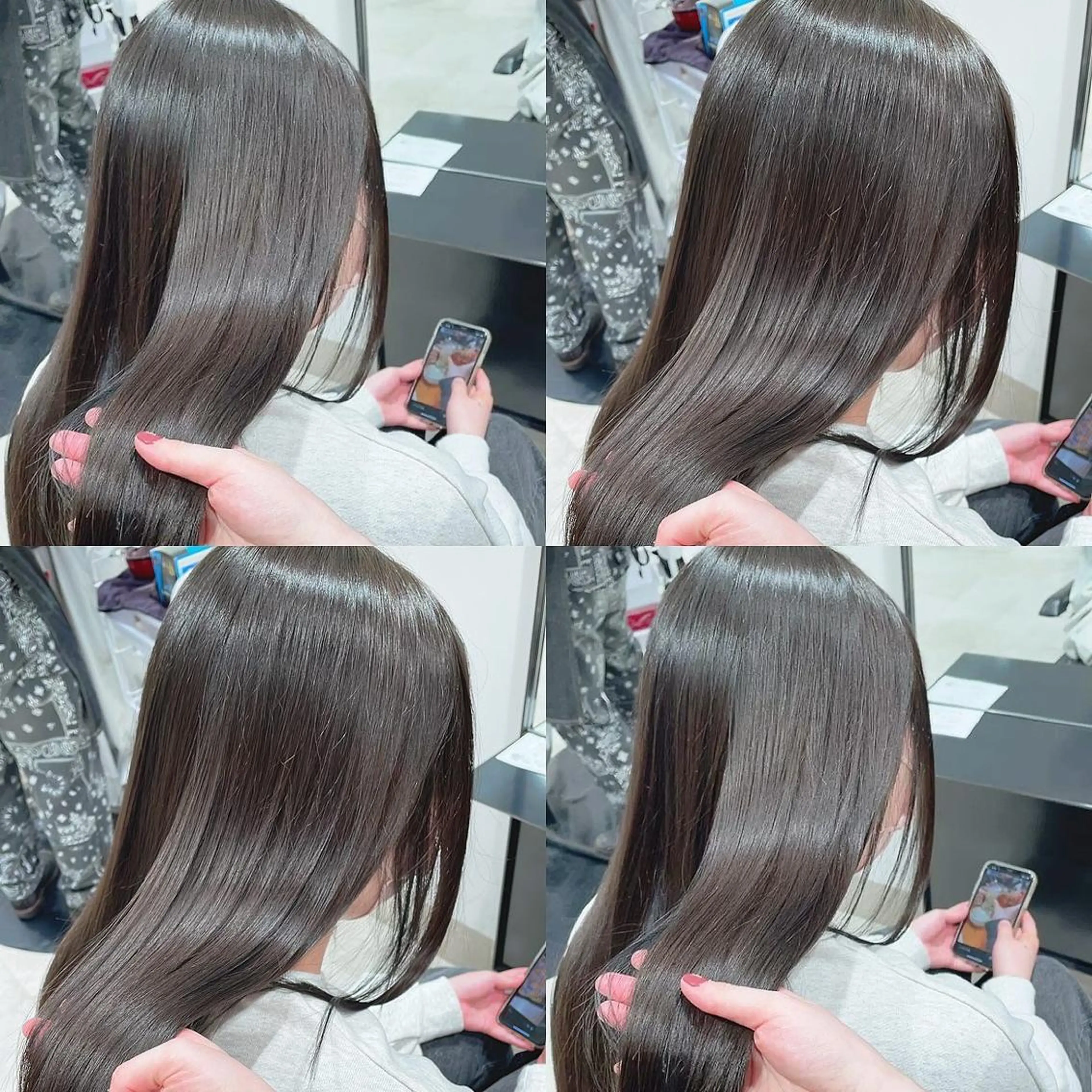 セミロング 髪質改善 トリートメント 渋谷:インナーカラー ／🍒エリカ🍒のヘアスタイル