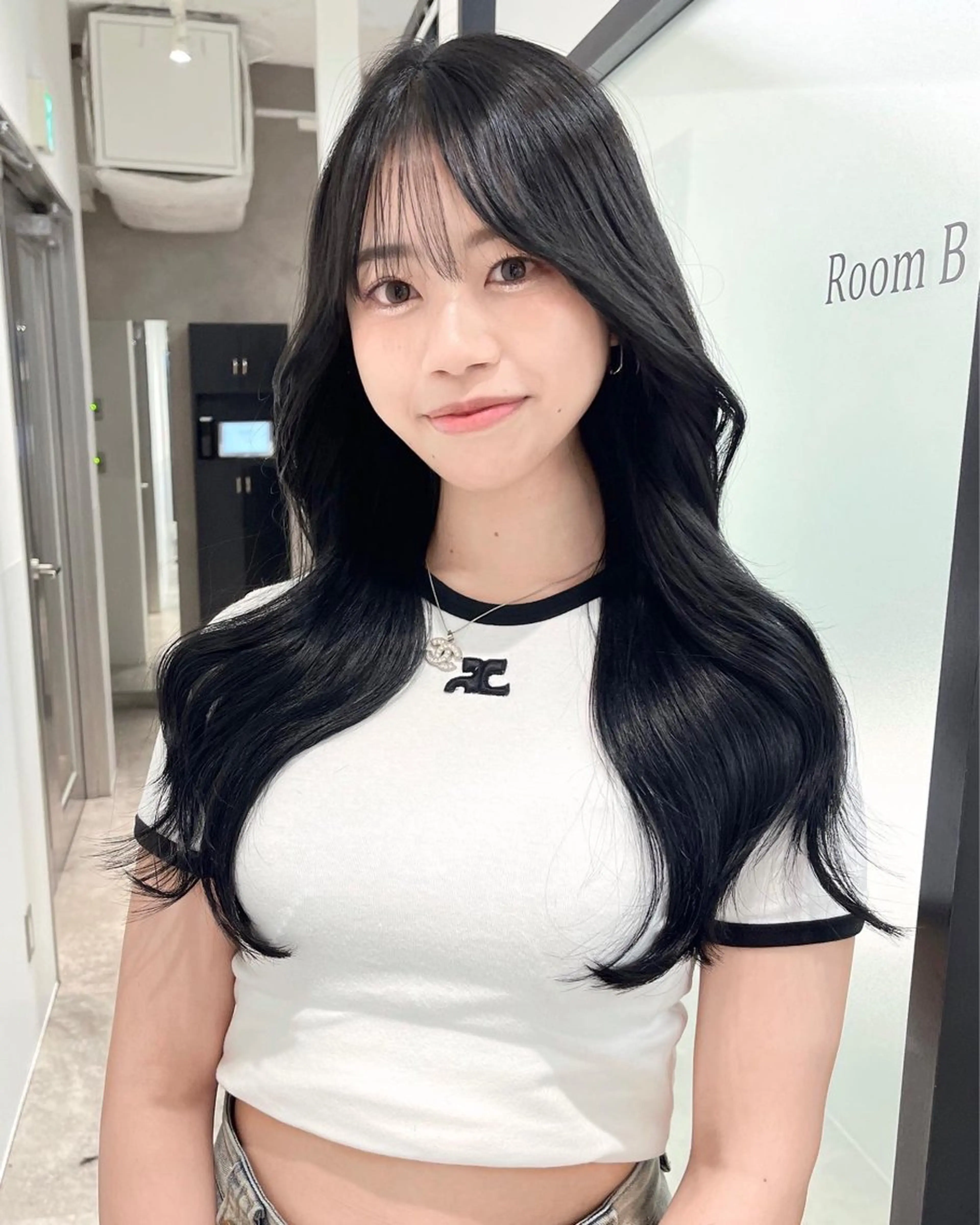 ロング 韓国風ヘア レイヤーカット カット ヘアカラー トリートメント 韓国レイヤーカット 髪質改善▫️水野有真のヘアスタイル