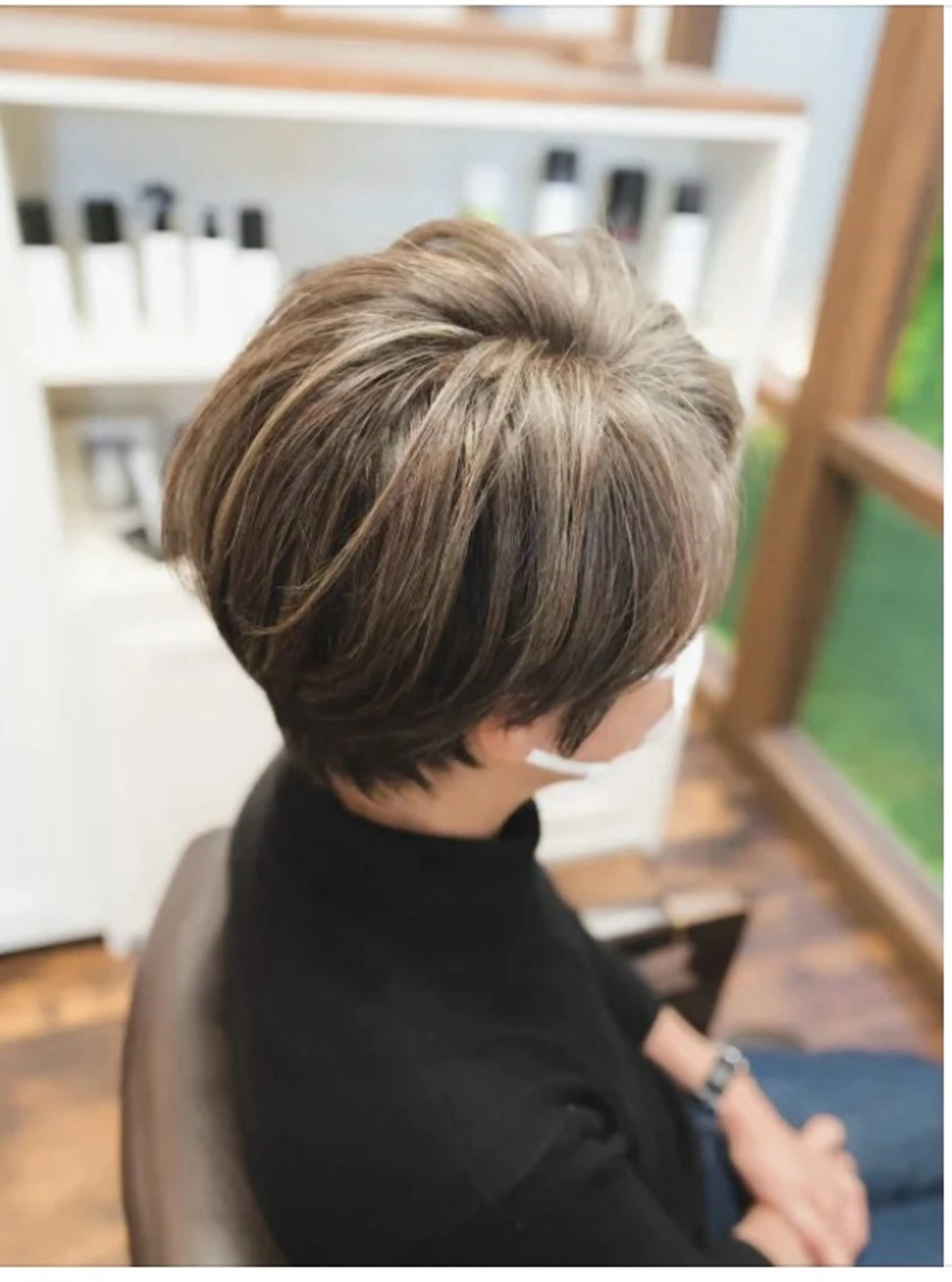 ショート ハイライト lulu maru所属・LULU MALUのヘアスタイル