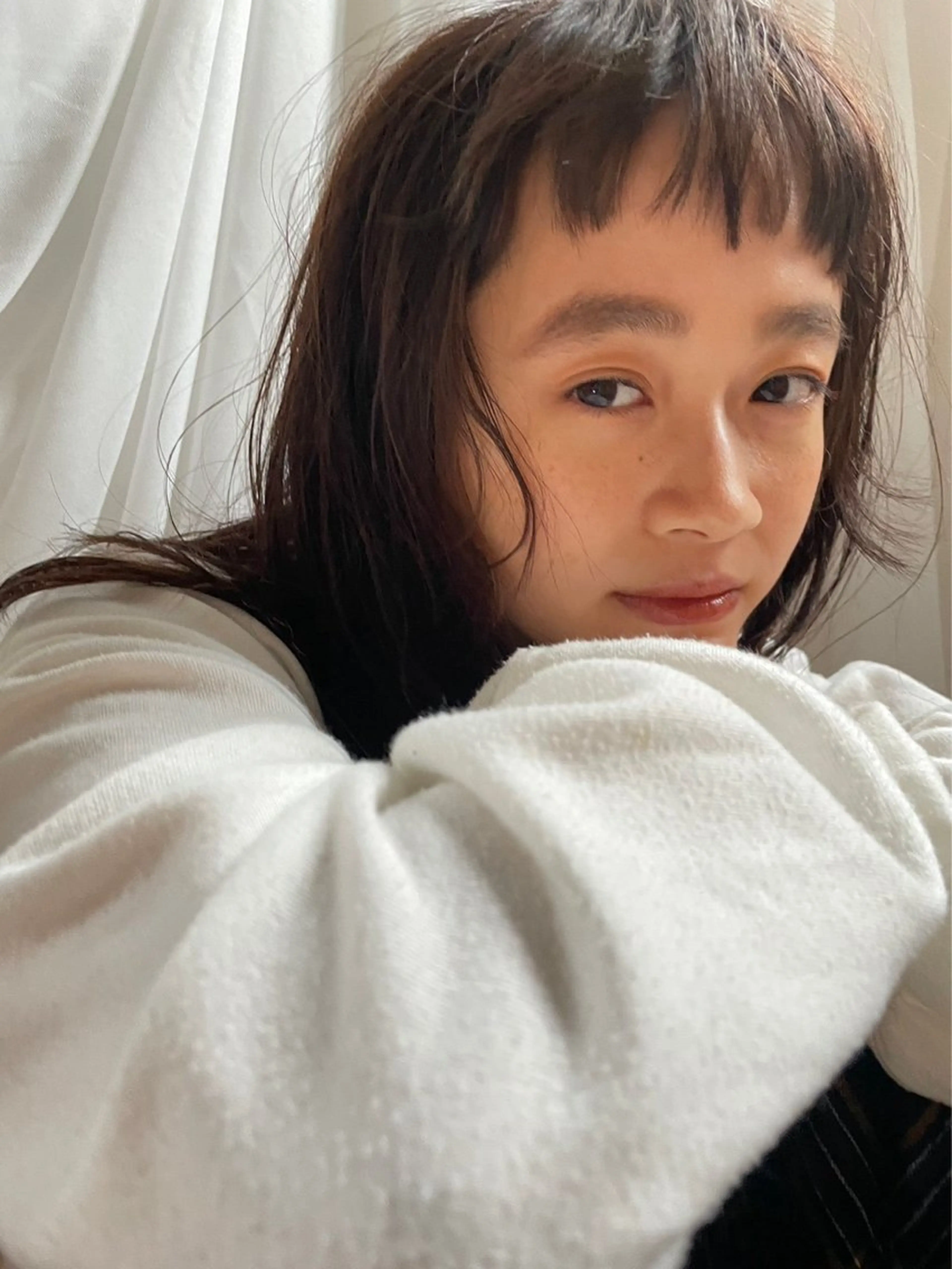 カラー いけがみ さやのヘアスタイル