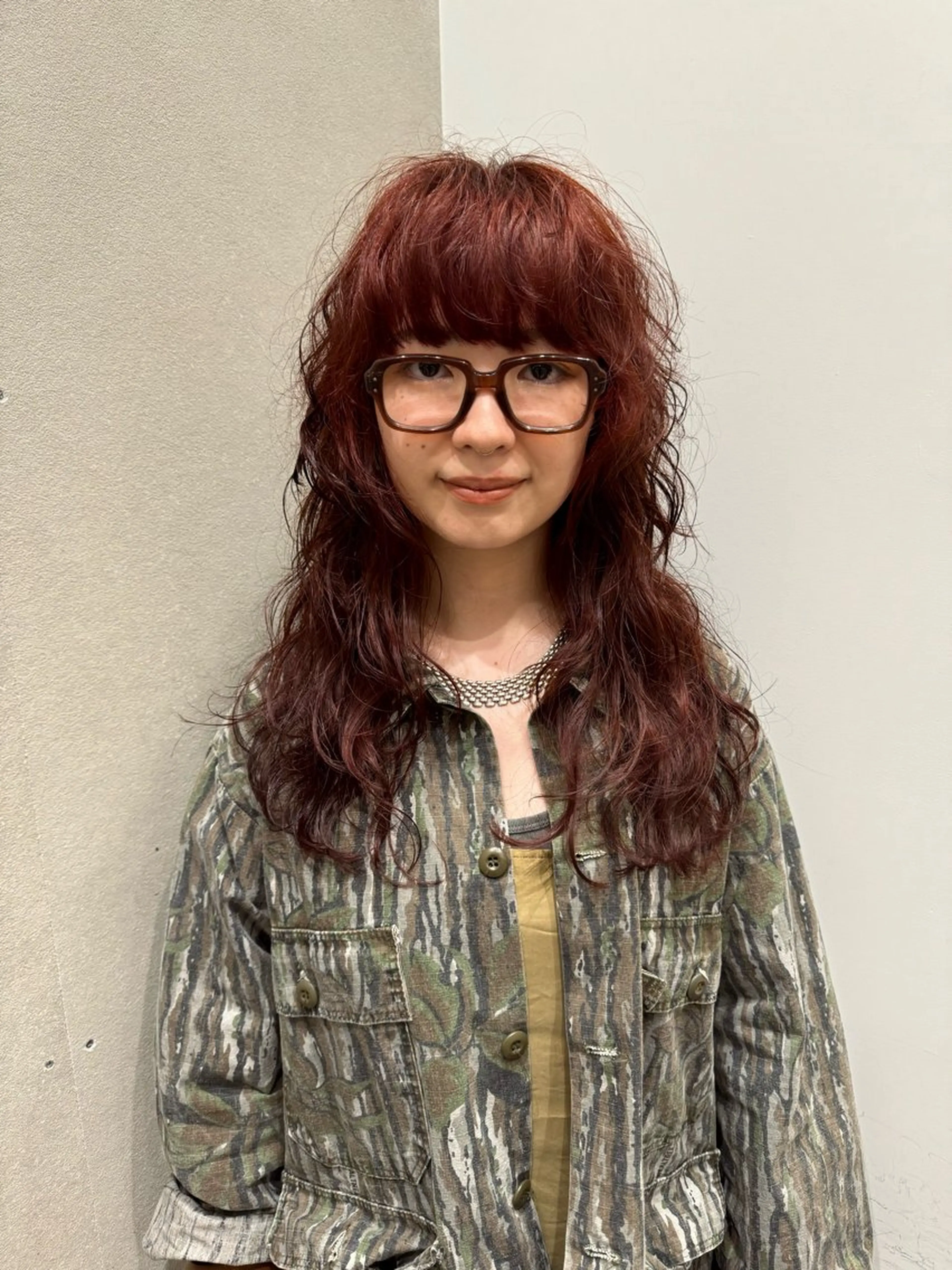 ミディアム カラー ミディアムパーマ カット パーマ トリートメント 過ごしやすい美容室 でありたいのヘアスタイル