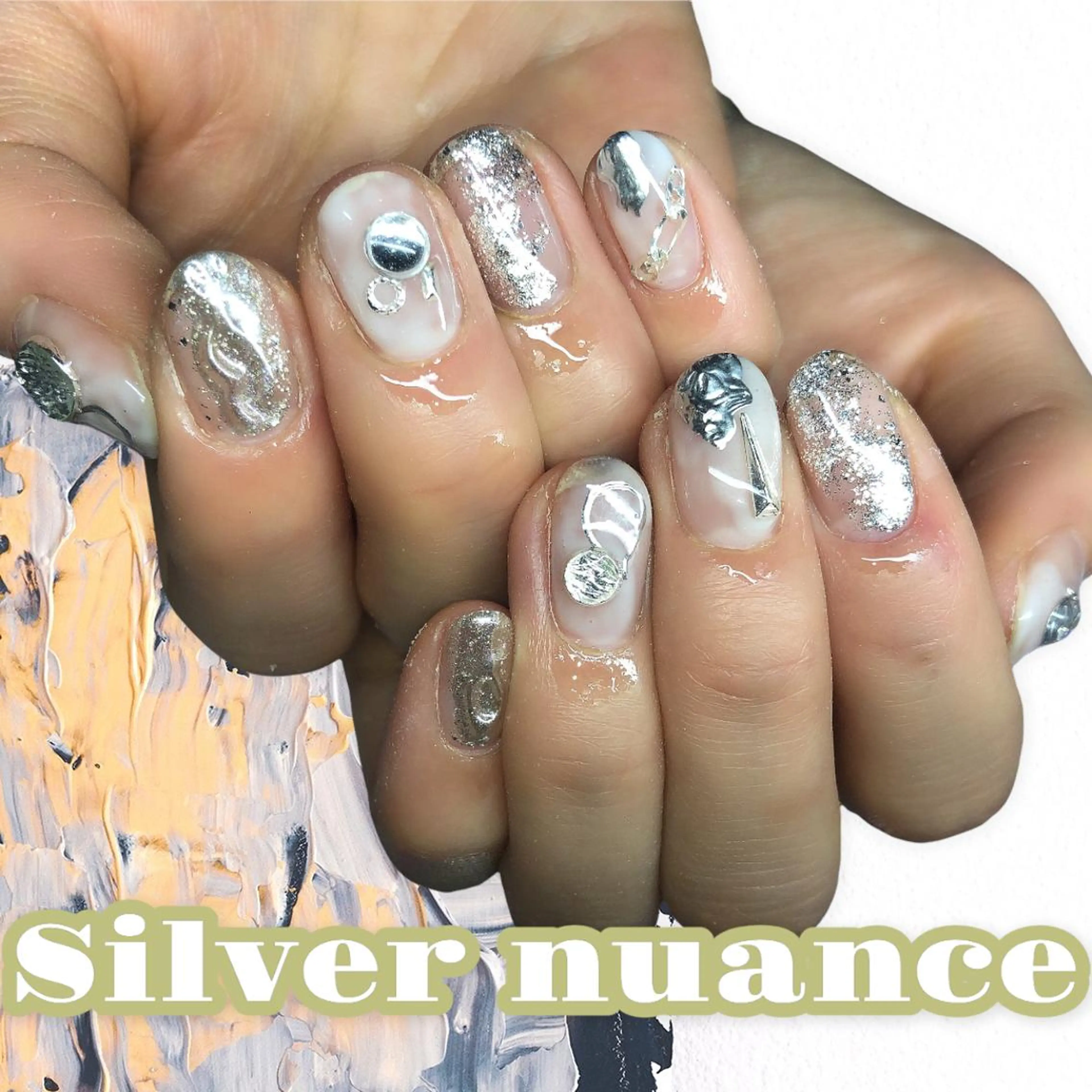 ネイル ニュアンスネイル ハンドネイル 【Yappy🌈】 💖P-tanaのネイルデザイン