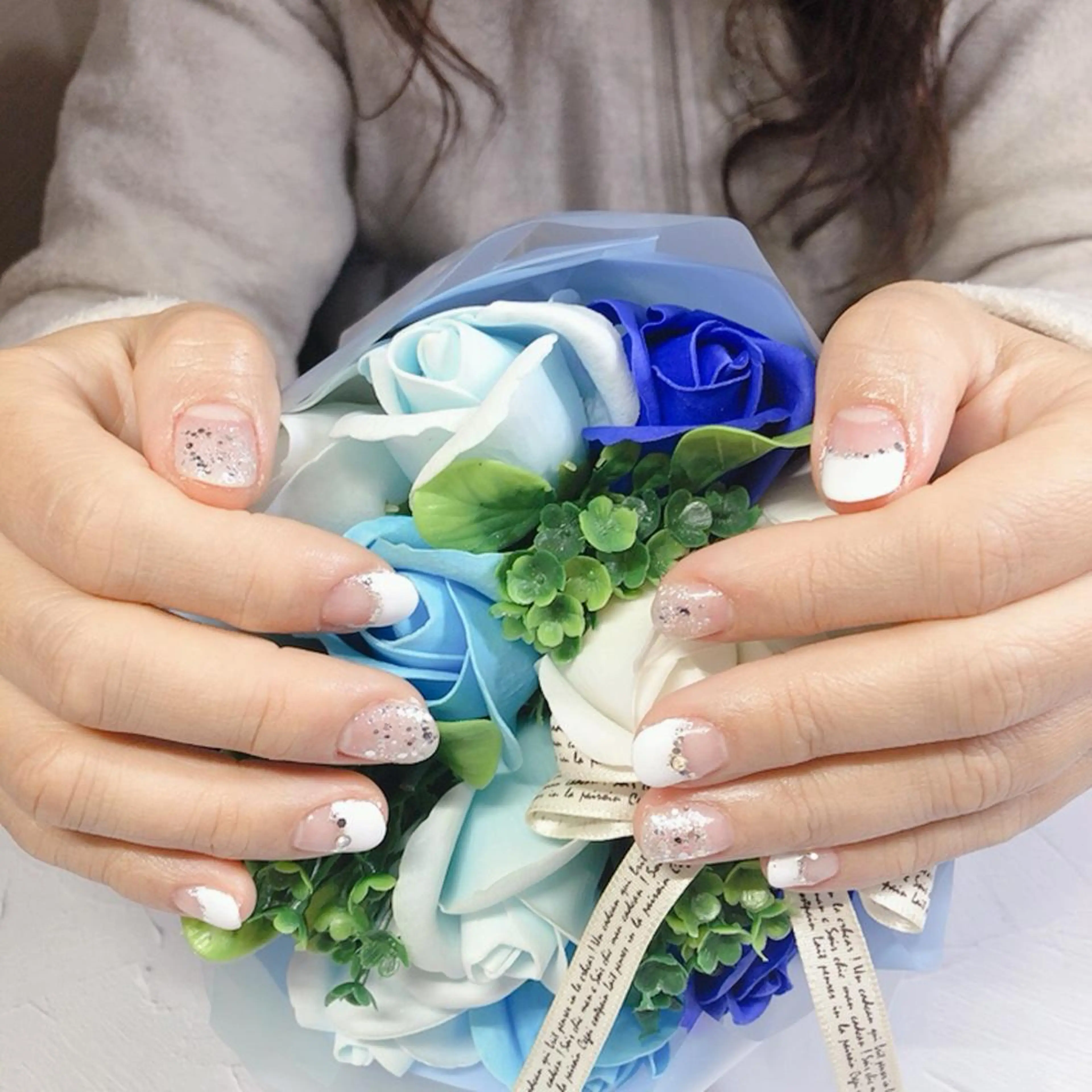 ネイル フレンチネイル 奥園 良恵のネイルデザイン