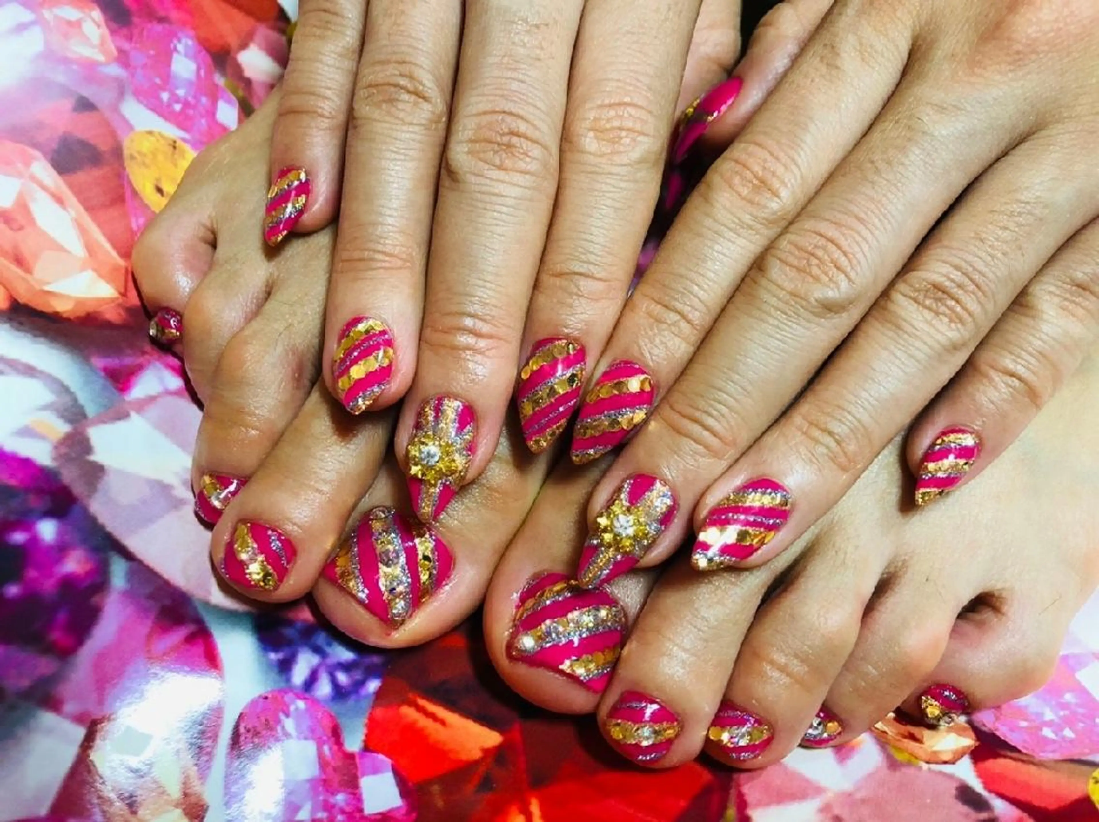 ネイル フットネイル chakky nailsのネイルデザイン