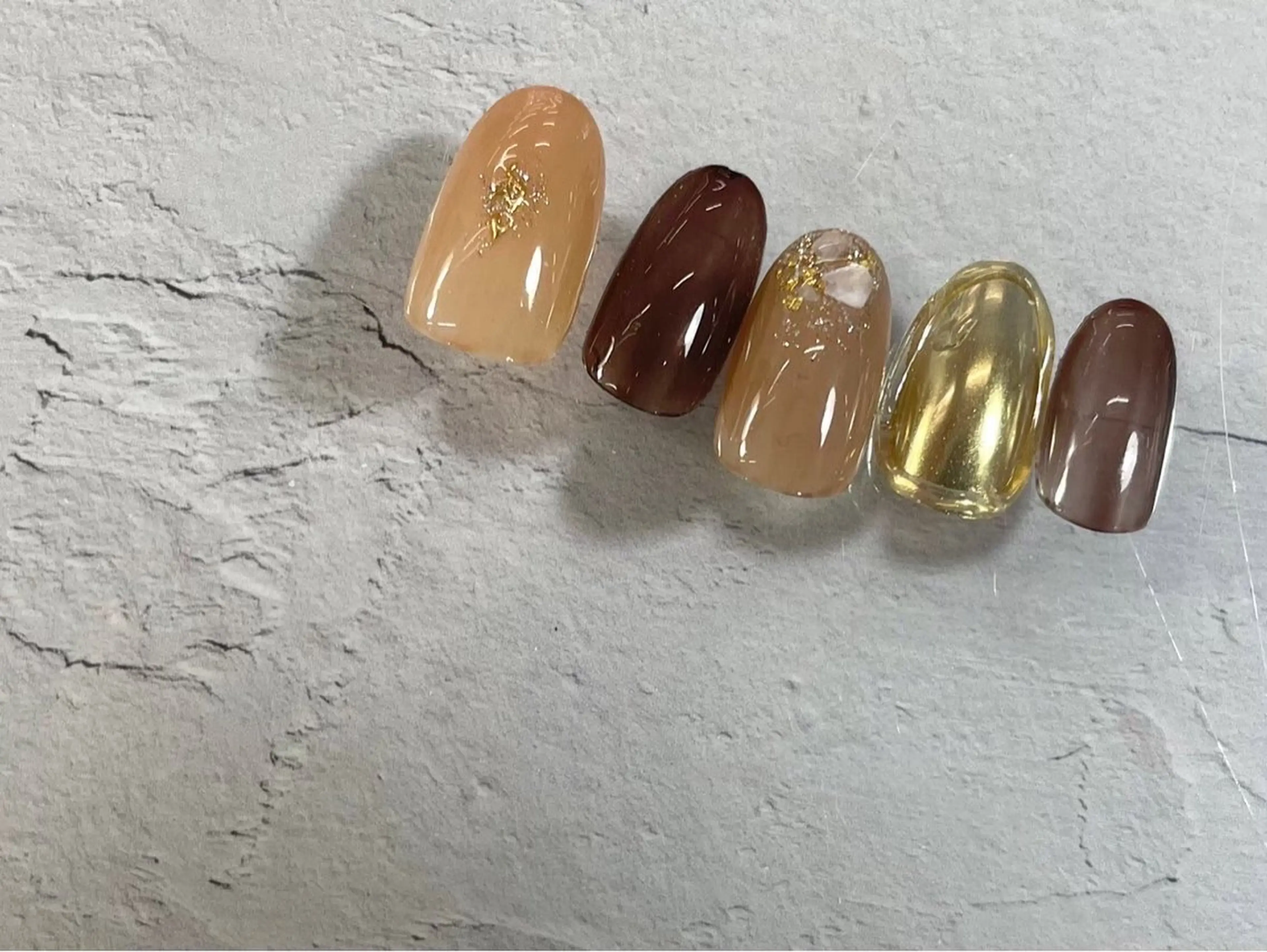 ネイル アートネイル ネイルチップ ⭐︎休業中の練習⭐︎ JNA認定講師髙橋のネイルデザイン