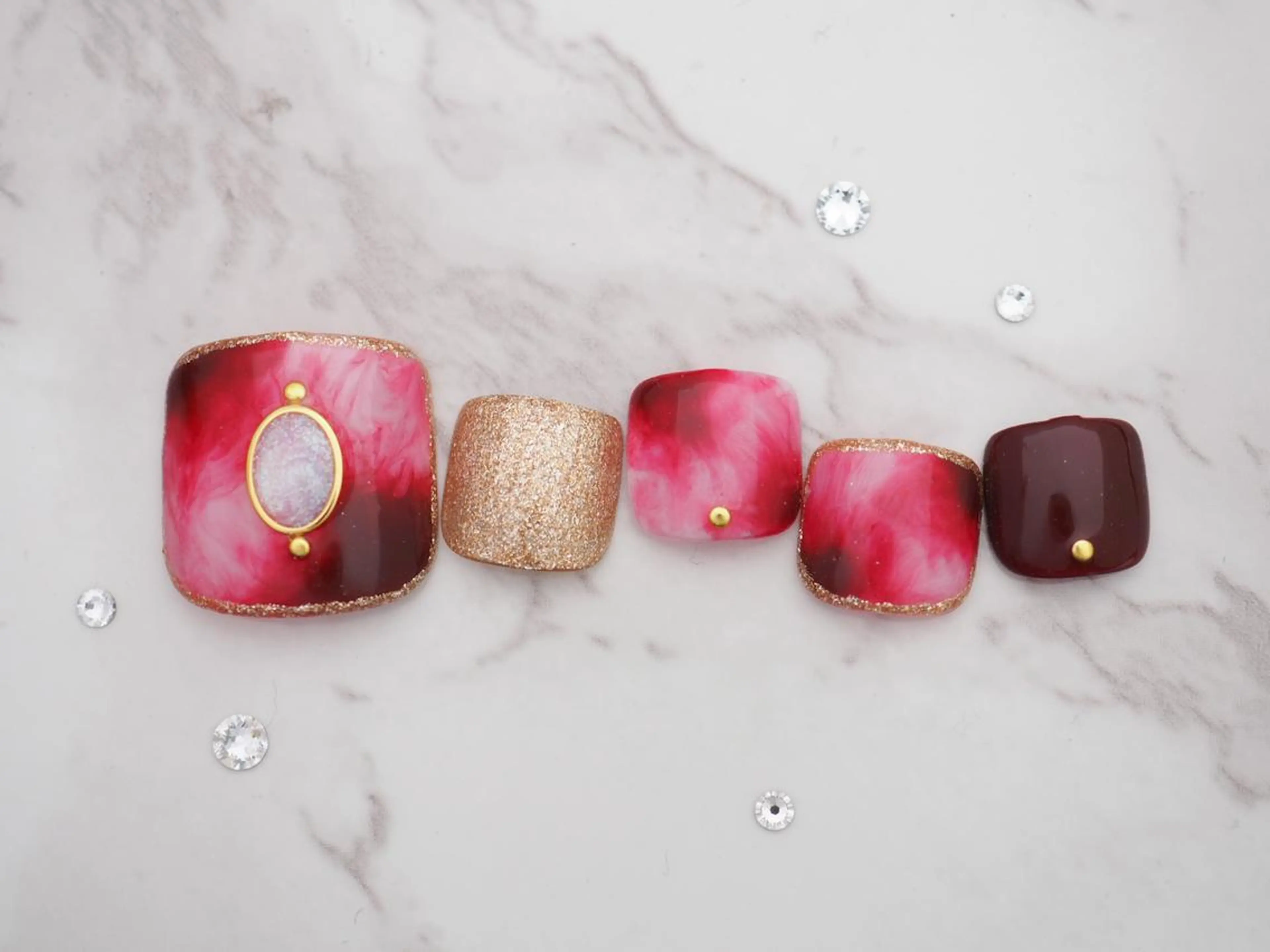 ネイル トップネイリスト Ribbon立川店のネイルデザイン