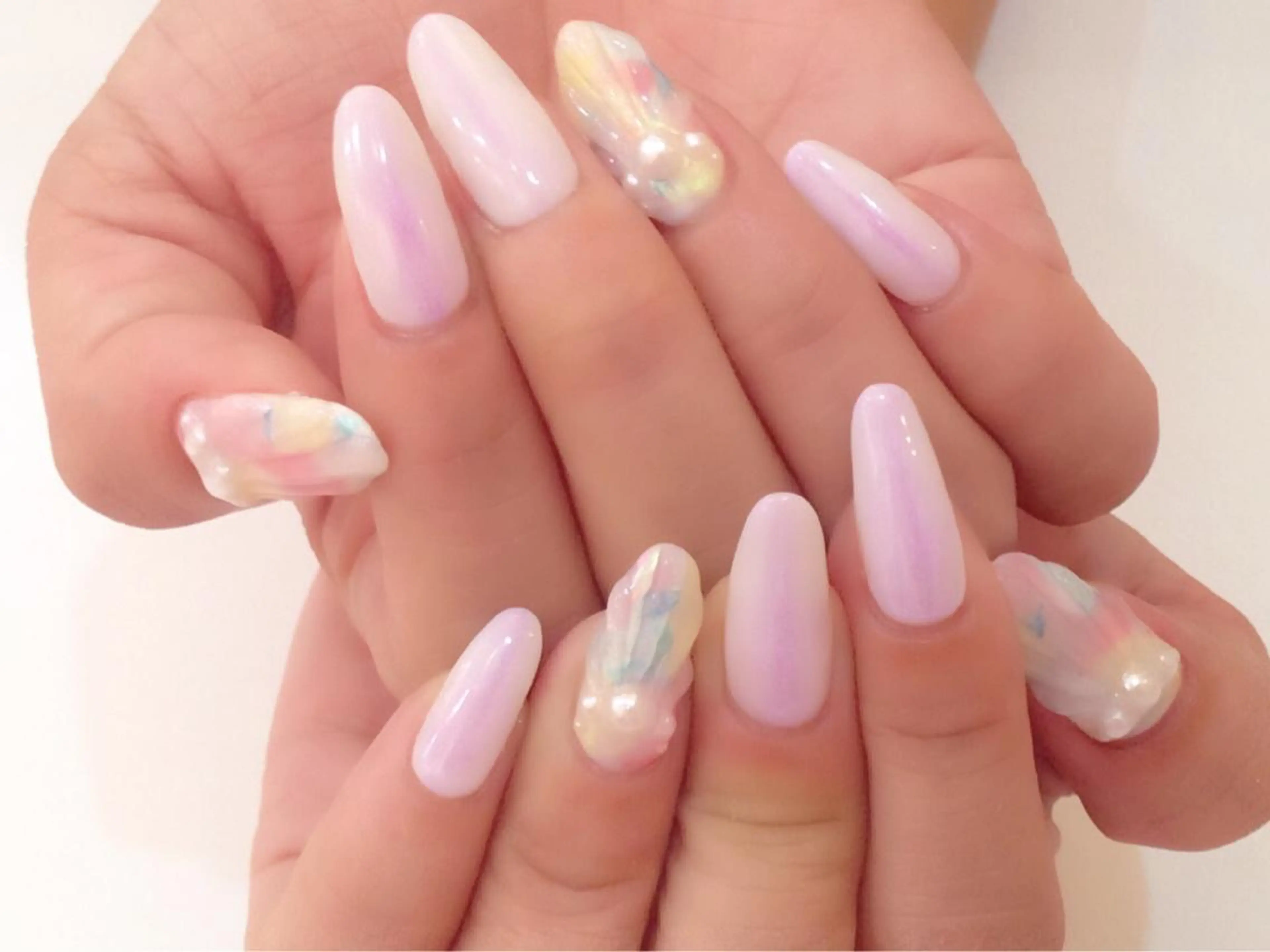 セミロング カラー パーマ ヘアアレンジ メンズ キッズ ネイル マツエク・マツパ NAILSGOGO shibuyaのネイルデザイン