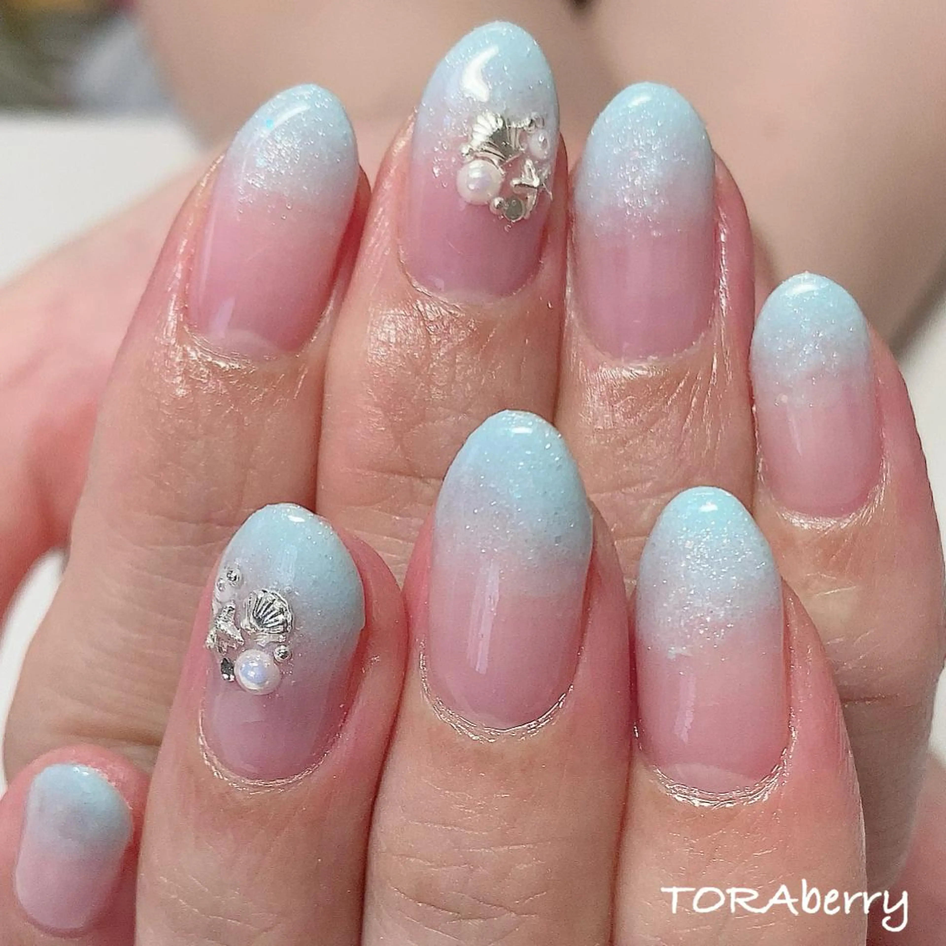 ネイル 夏ネイル ハンドネイル ネイリスト なつみのネイルデザイン