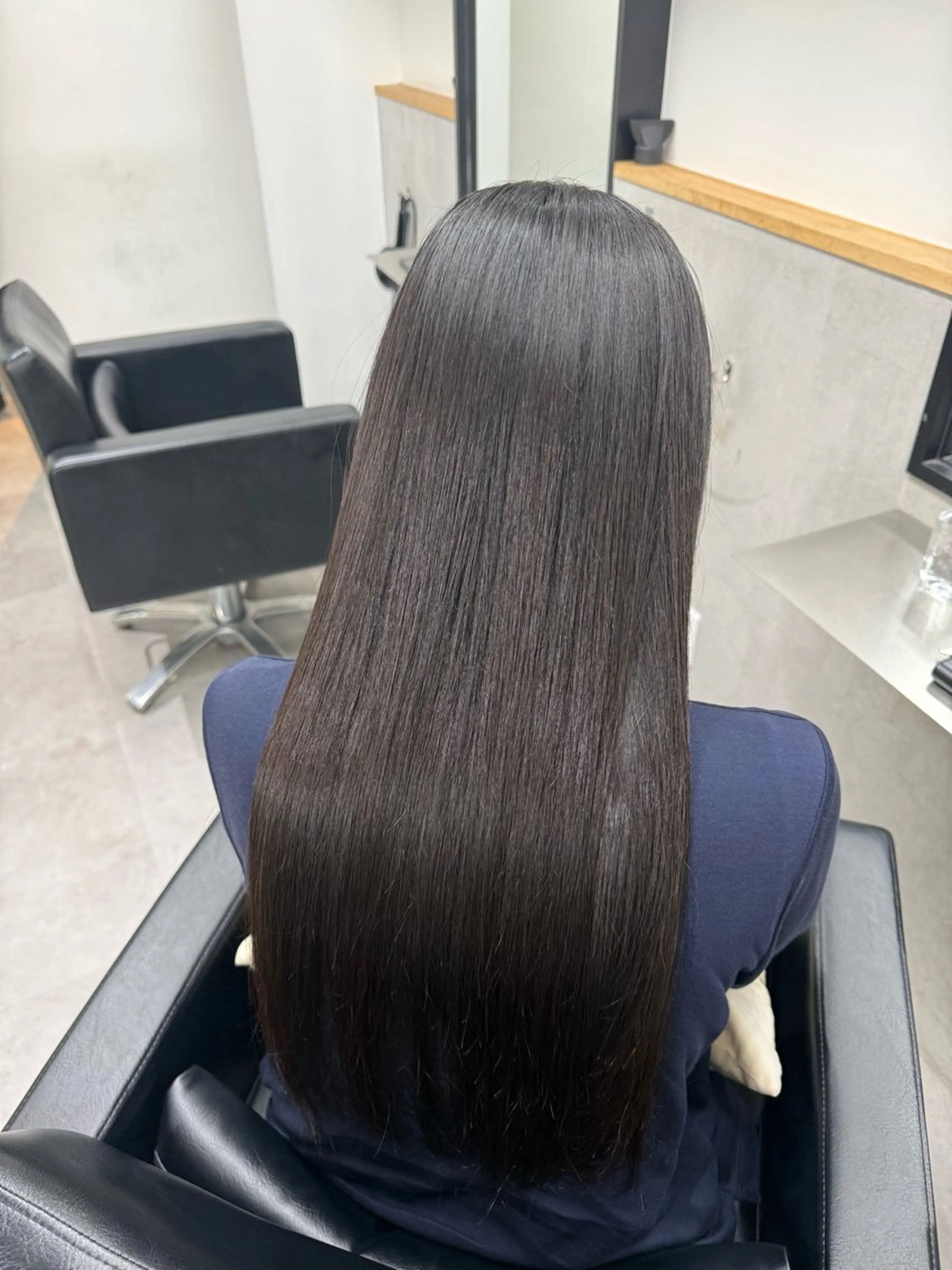 ロング 縮毛矯正 Laff新宿所属・新宿/ベージュ/ 透明感カラー/タクマのヘアスタイル