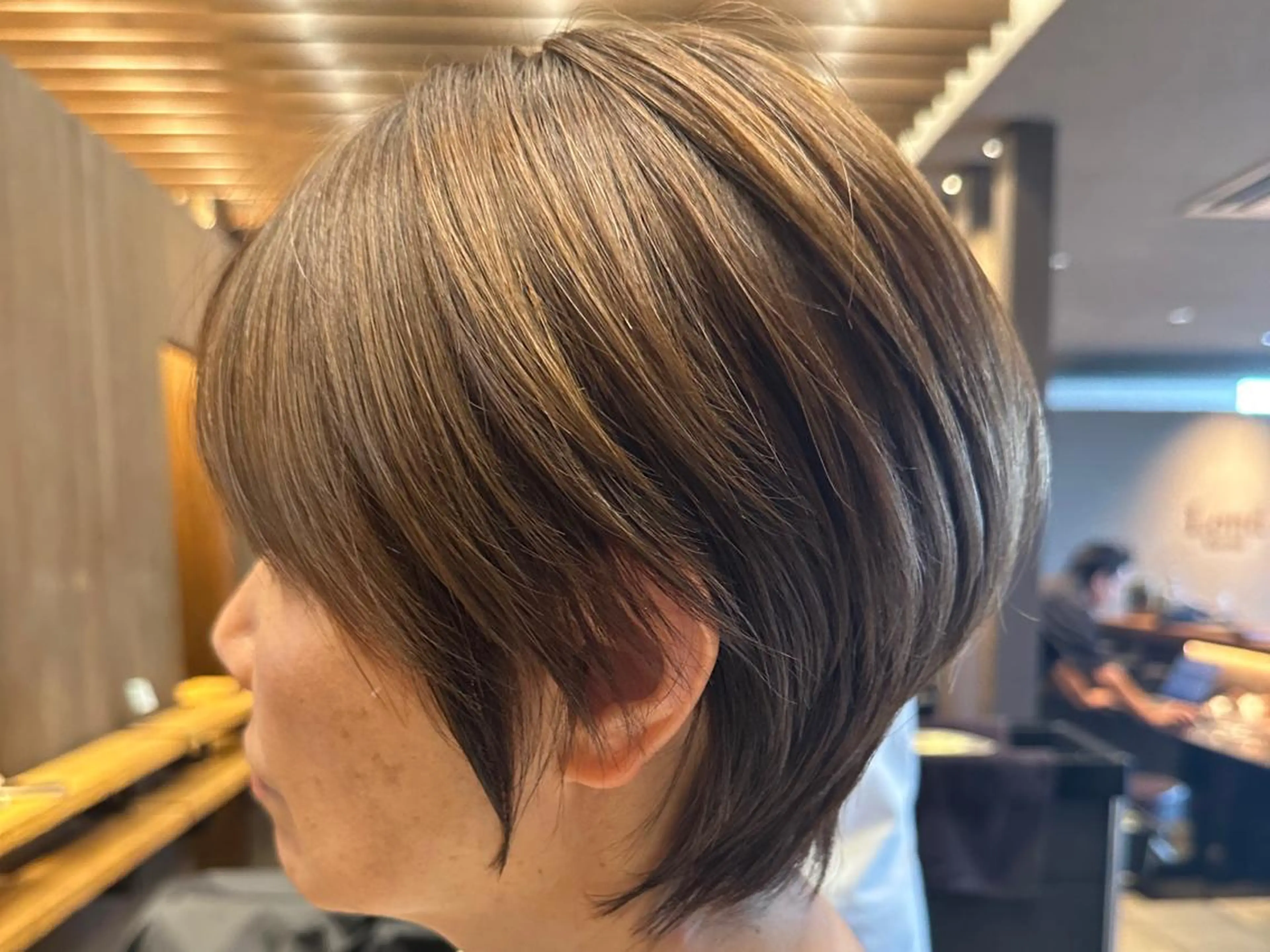 ショート カラー ショートヘア カット ヘアカラー トリートメント 似合わせ松本 容政のヘアスタイル