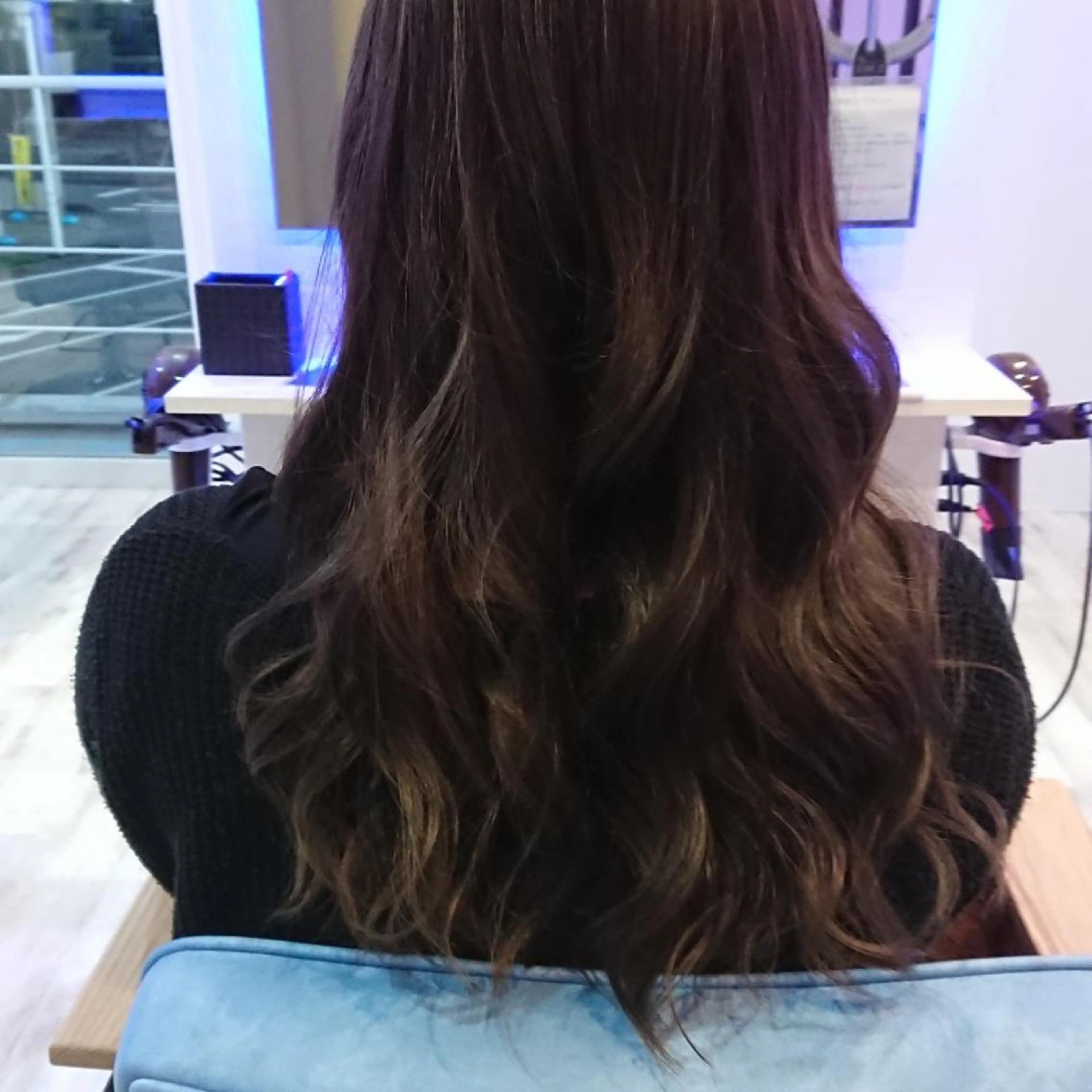 カラー ロング ヘアアレンジ 小林 伸行のヘアスタイル