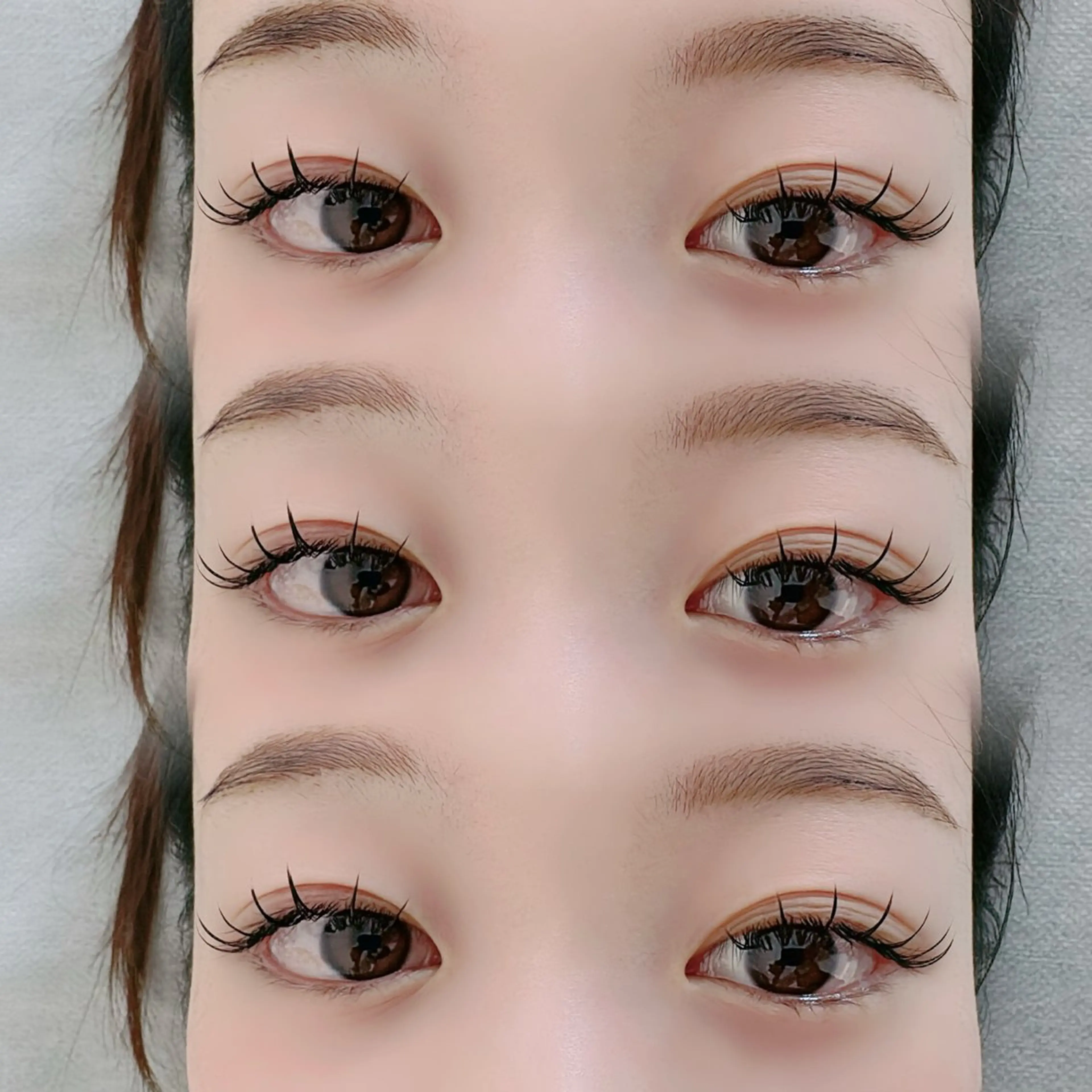 マツエク・マツパ 束感まつ毛 フラットラッシュ マツエク パリジェンヌ マツエク専門店　玲子のマツエク・マツパデザイン