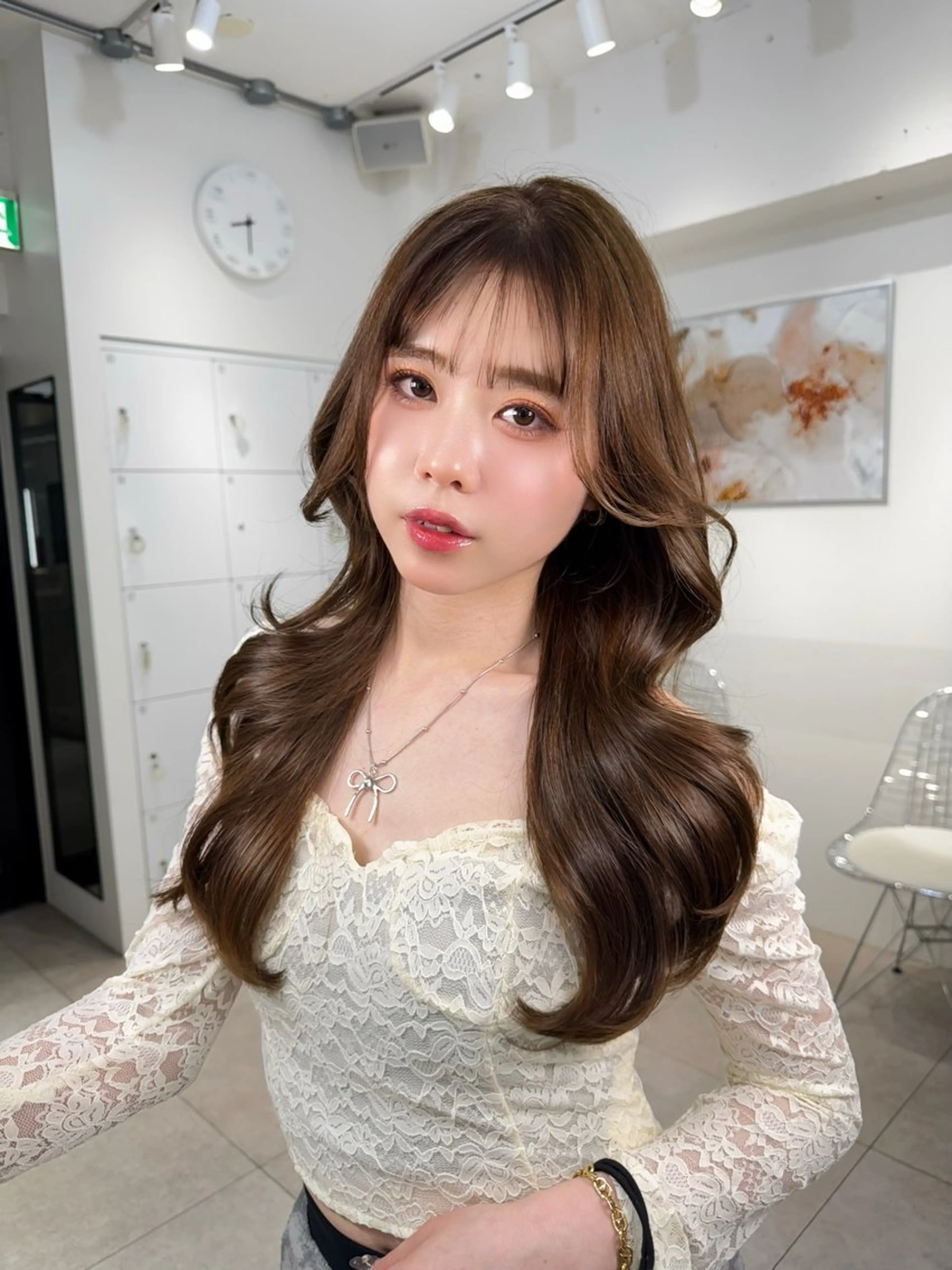 ロング カラー ヘアアレンジ カット ヘアカラー トリートメント ONYX【オニキス】所属・韓国レイヤーカット/ 髪質改善/郷家拓斗のヘアスタイル