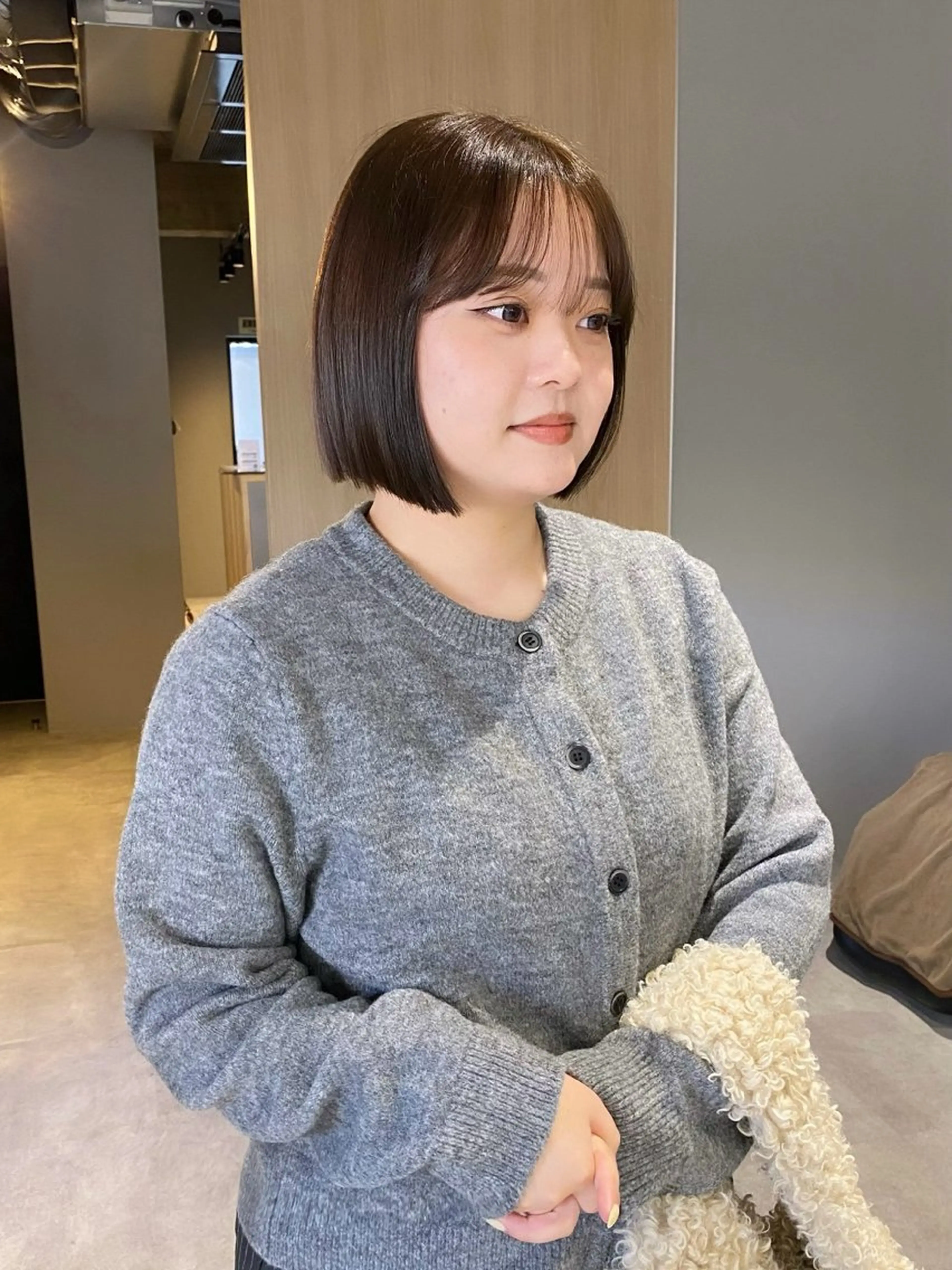 ミディアム ボブ juve.中央町店所属・栗林 流希のヘアスタイル