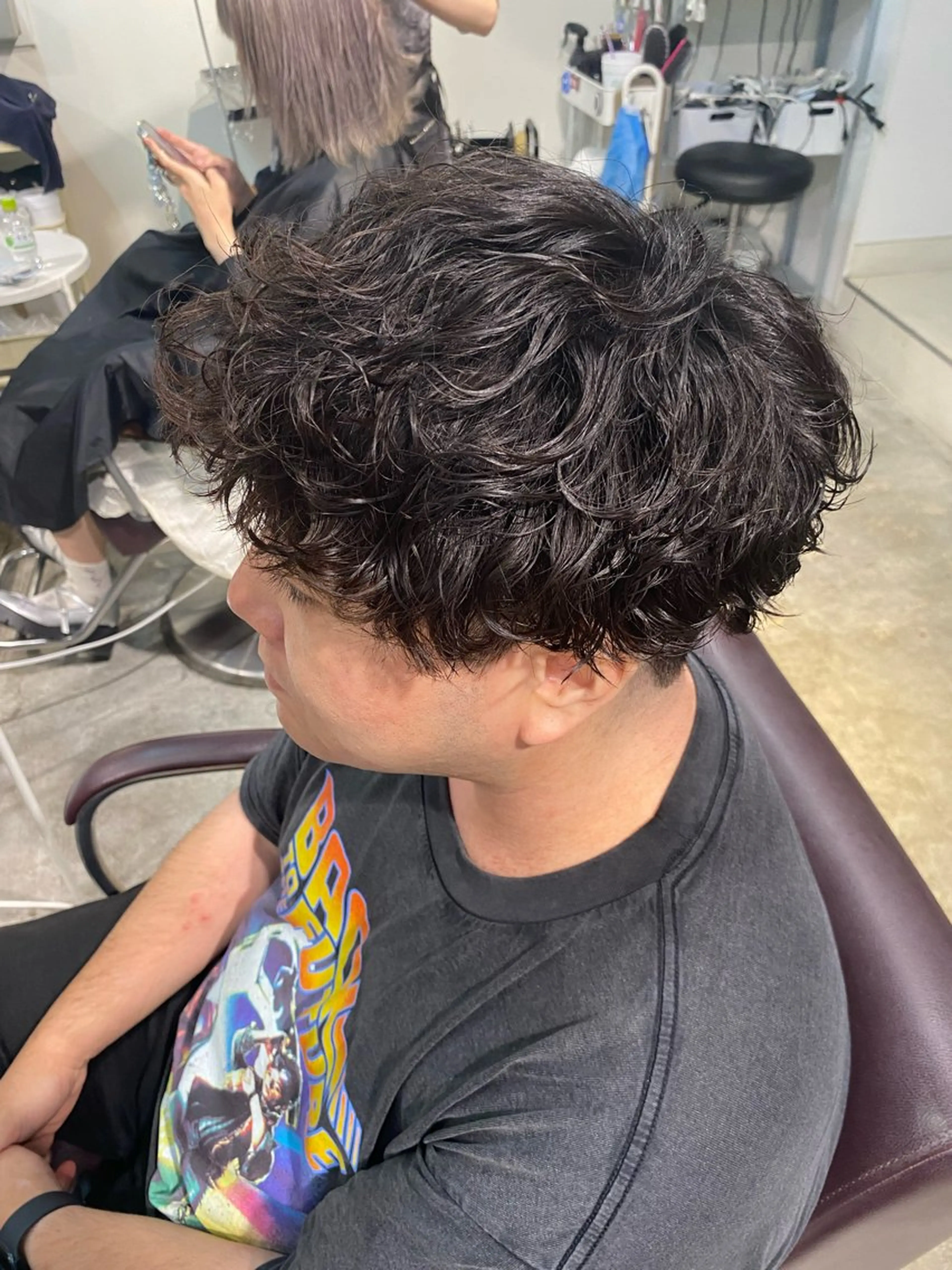 パーマ メンズ カット パーマ パーマ特化/フェザー パーマシャドウ/真生のヘアスタイル