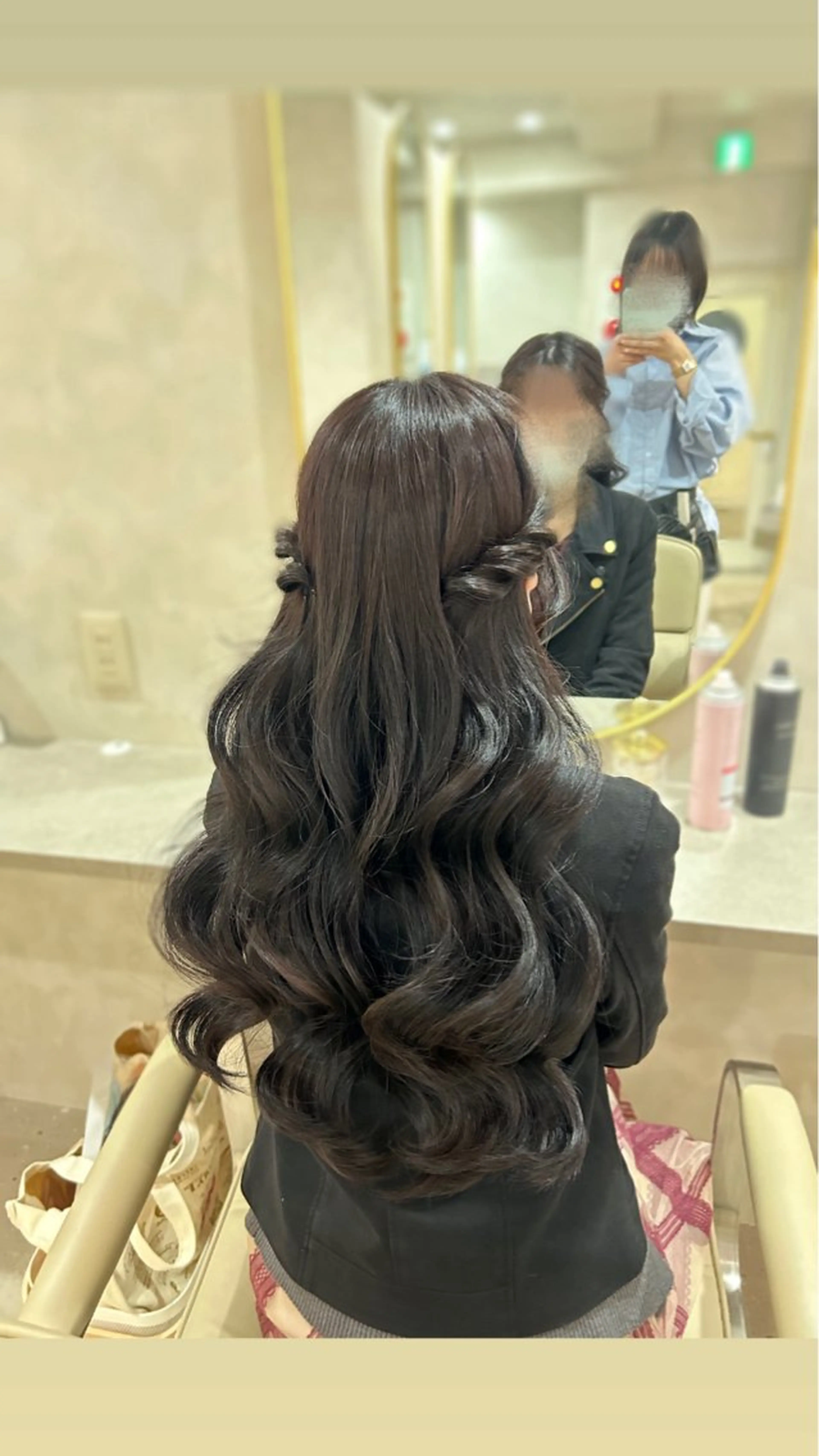 ロング ヘアアレンジ ヘアセット な つ き/ CURE♡のヘアスタイル