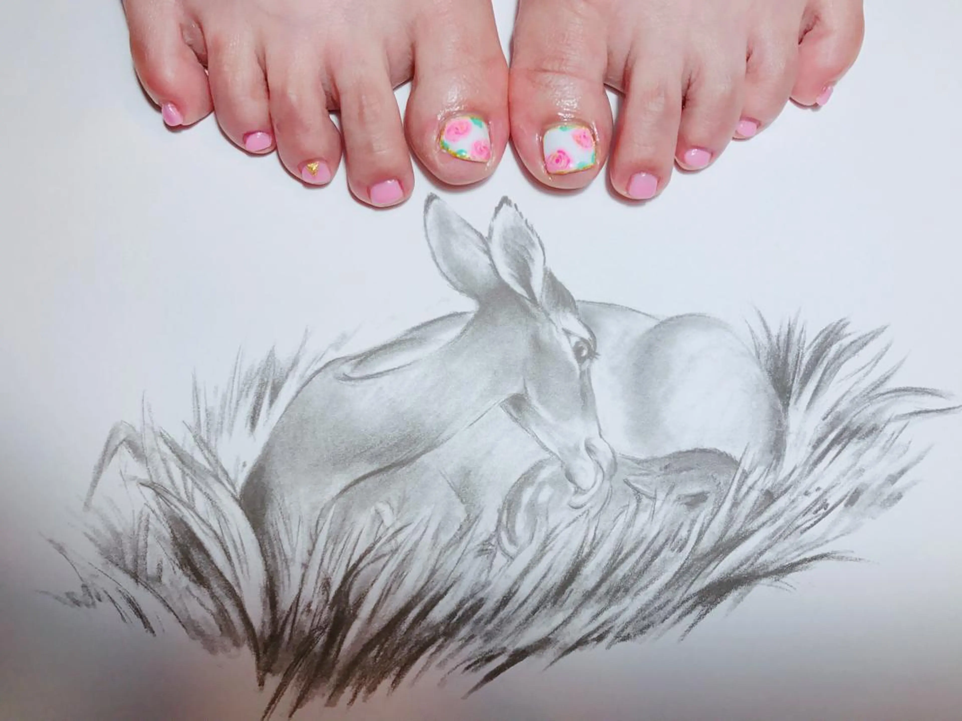 ネイル アートネイル フラワーネイル フットネイル owlnail /持込みデザイン専門のネイルデザイン