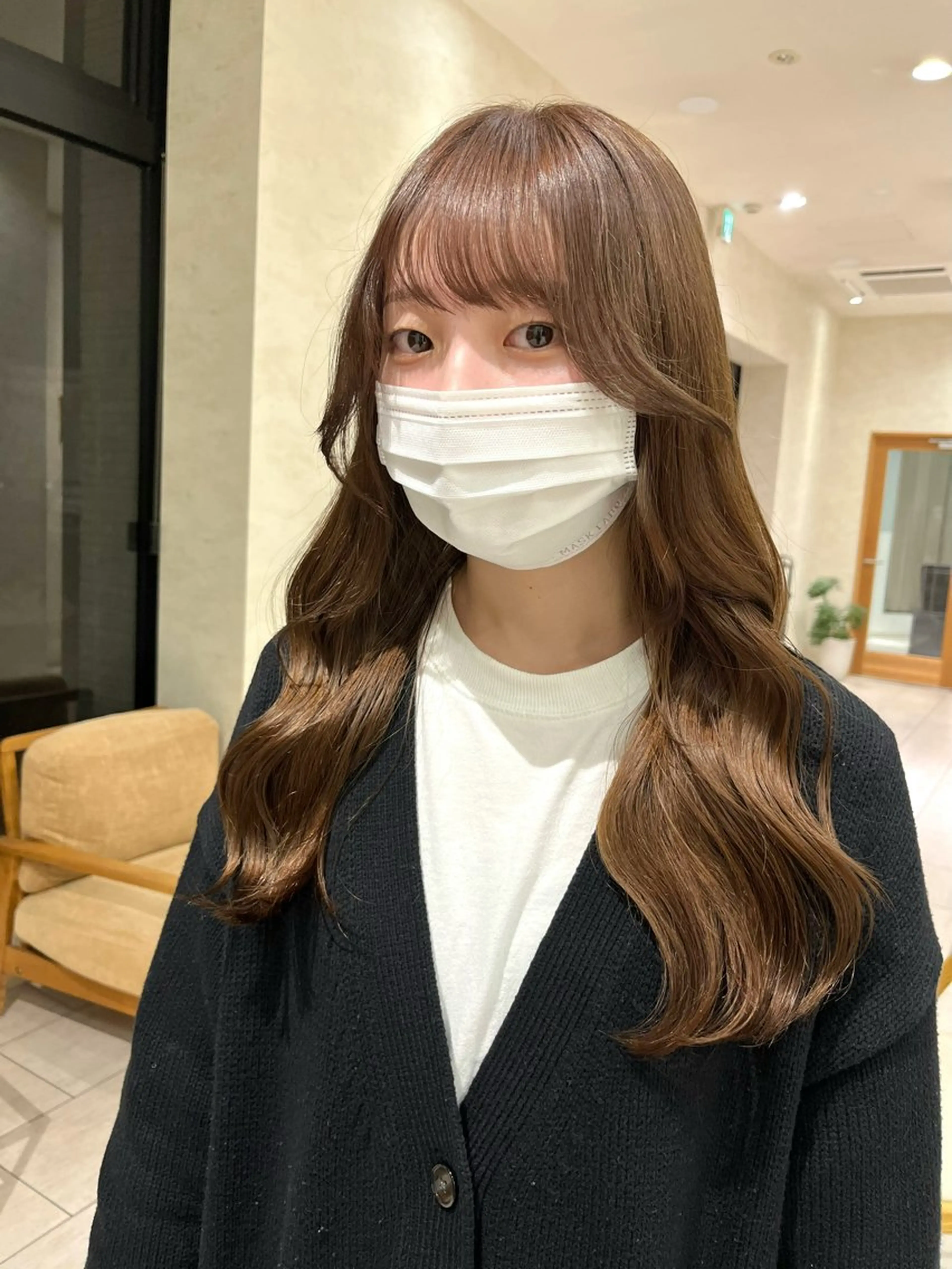 ロング カラー ヘアカラー トリートメント miku/ 透明感カラーのヘアスタイル