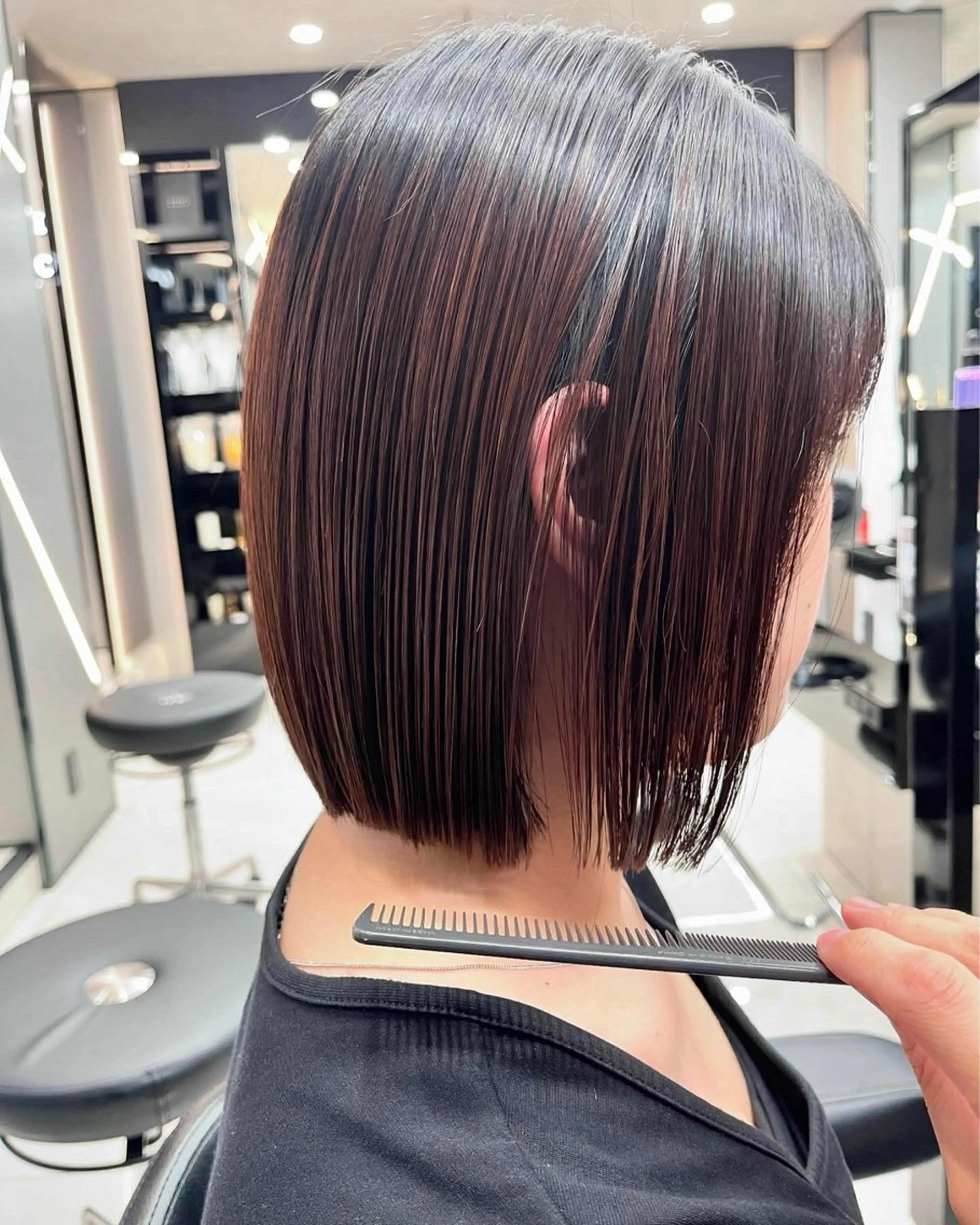 ショート ioeわかめようじ/ 縮毛矯正/髪質改善のヘアスタイル