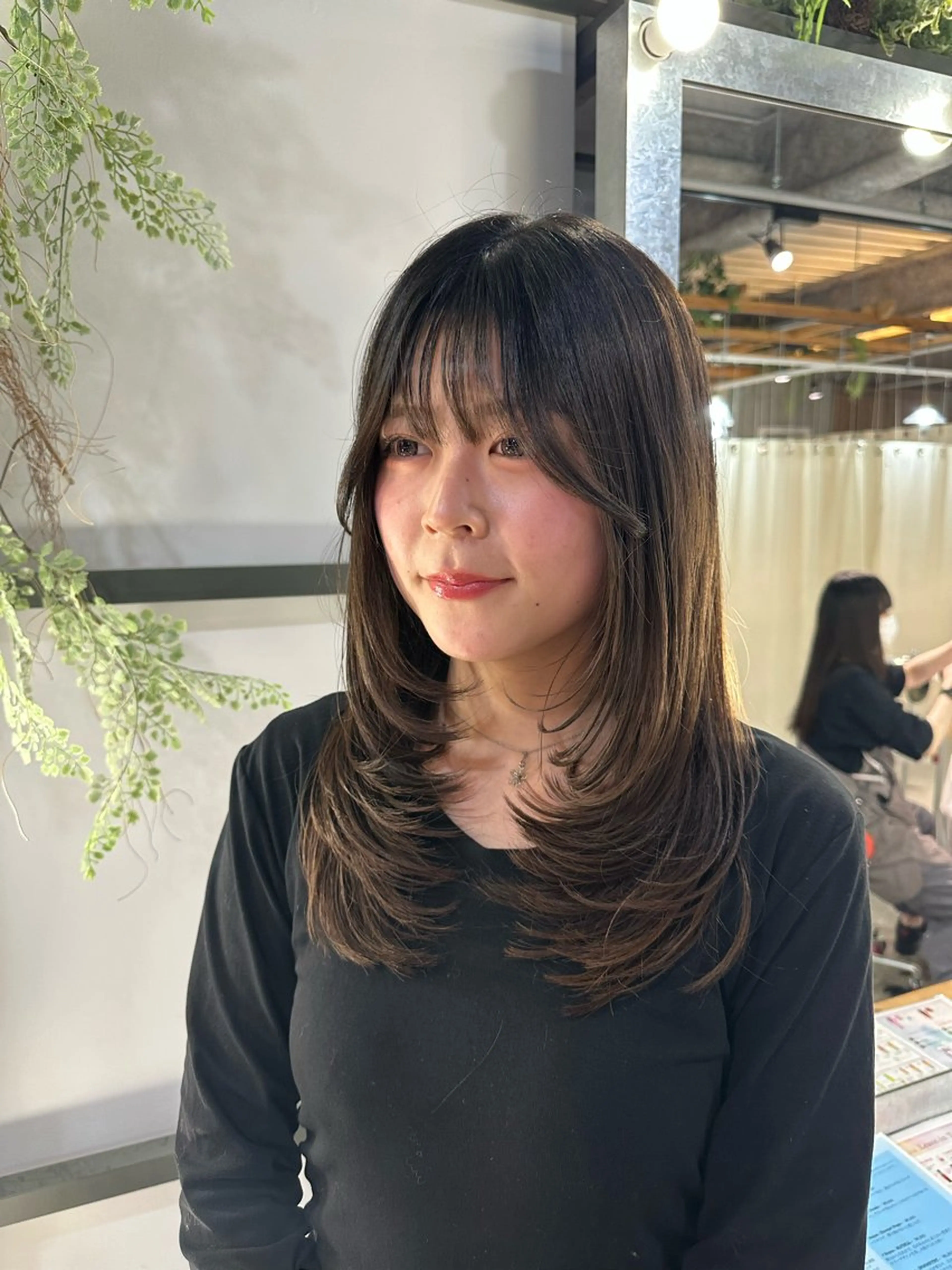 ミディアム ミディアムレイヤー レイヤーカット カット 溜 一太のヘアスタイル