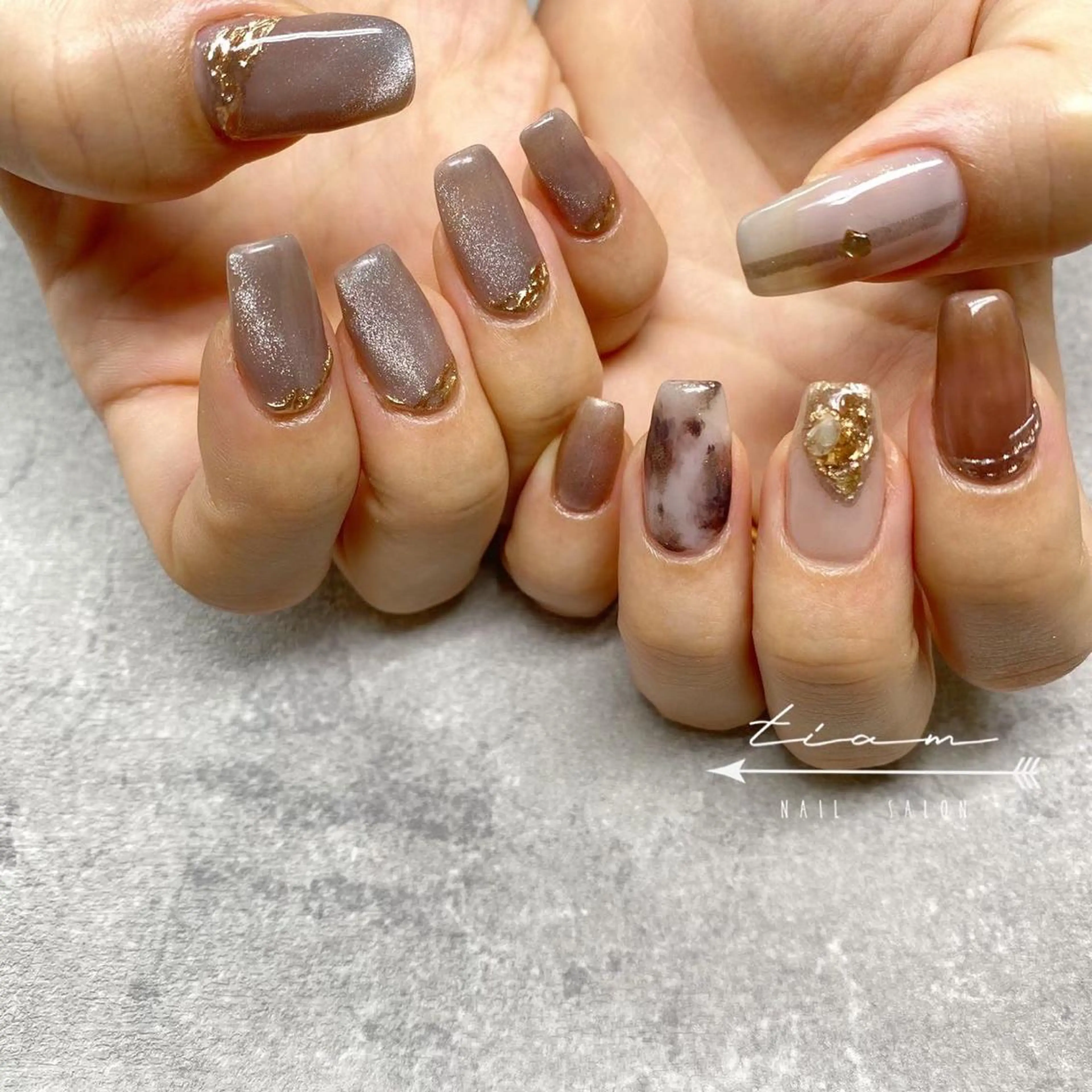 ネイル 𝑡𝑖𝑎𝑚𓂃 きむらゆきののネイルデザイン