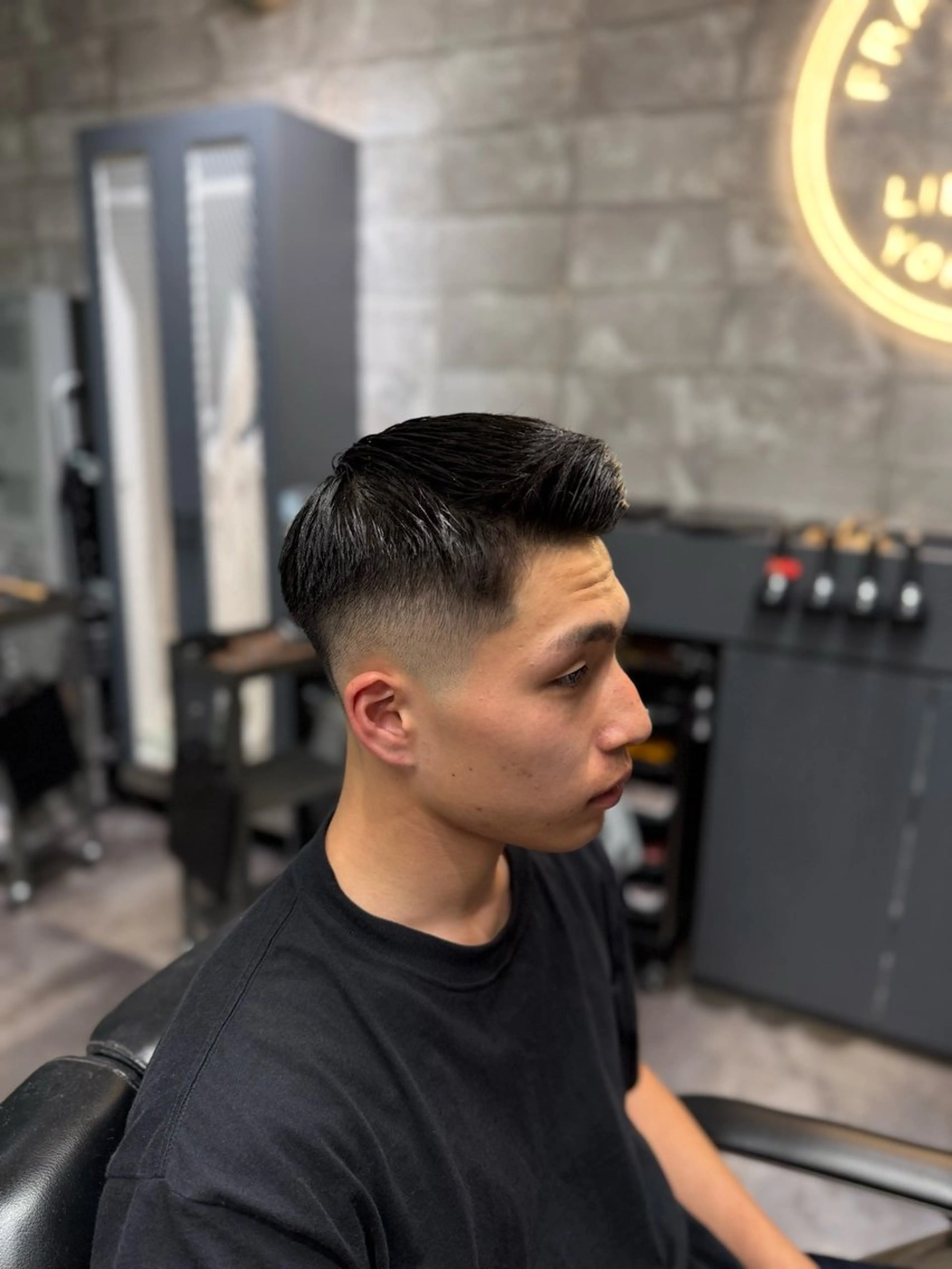 メンズ フェードカット スキンフェード Frank's  barber LIBERALD所属・トミヤマ シュウトのヘアスタイル