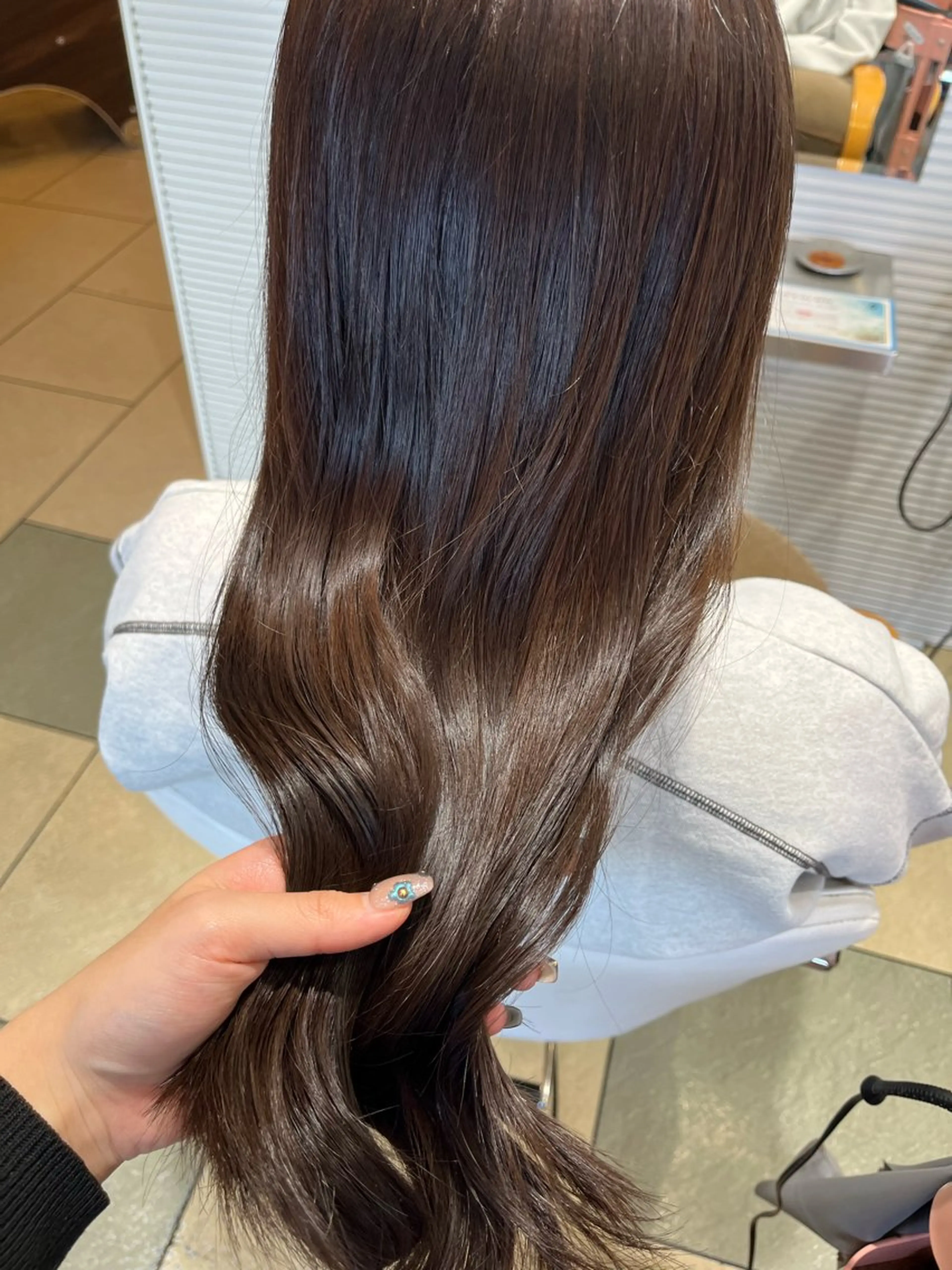 セミロング ボヌールソレイユ所属・☁️彦坂唯有/ 透明感カラー☁️のヘアスタイル