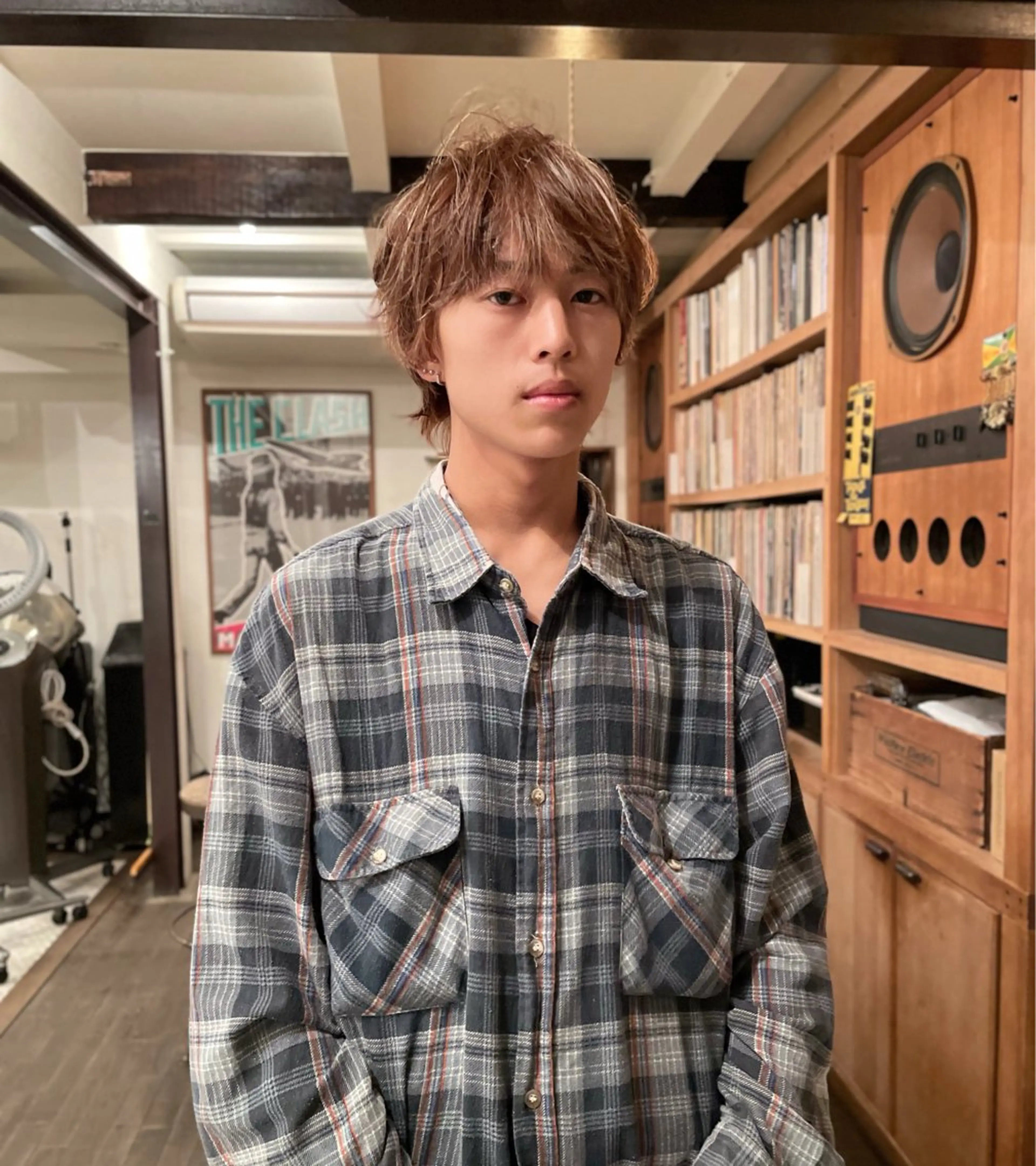 ショート カラー メンズ 篠江 廉のヘアスタイル