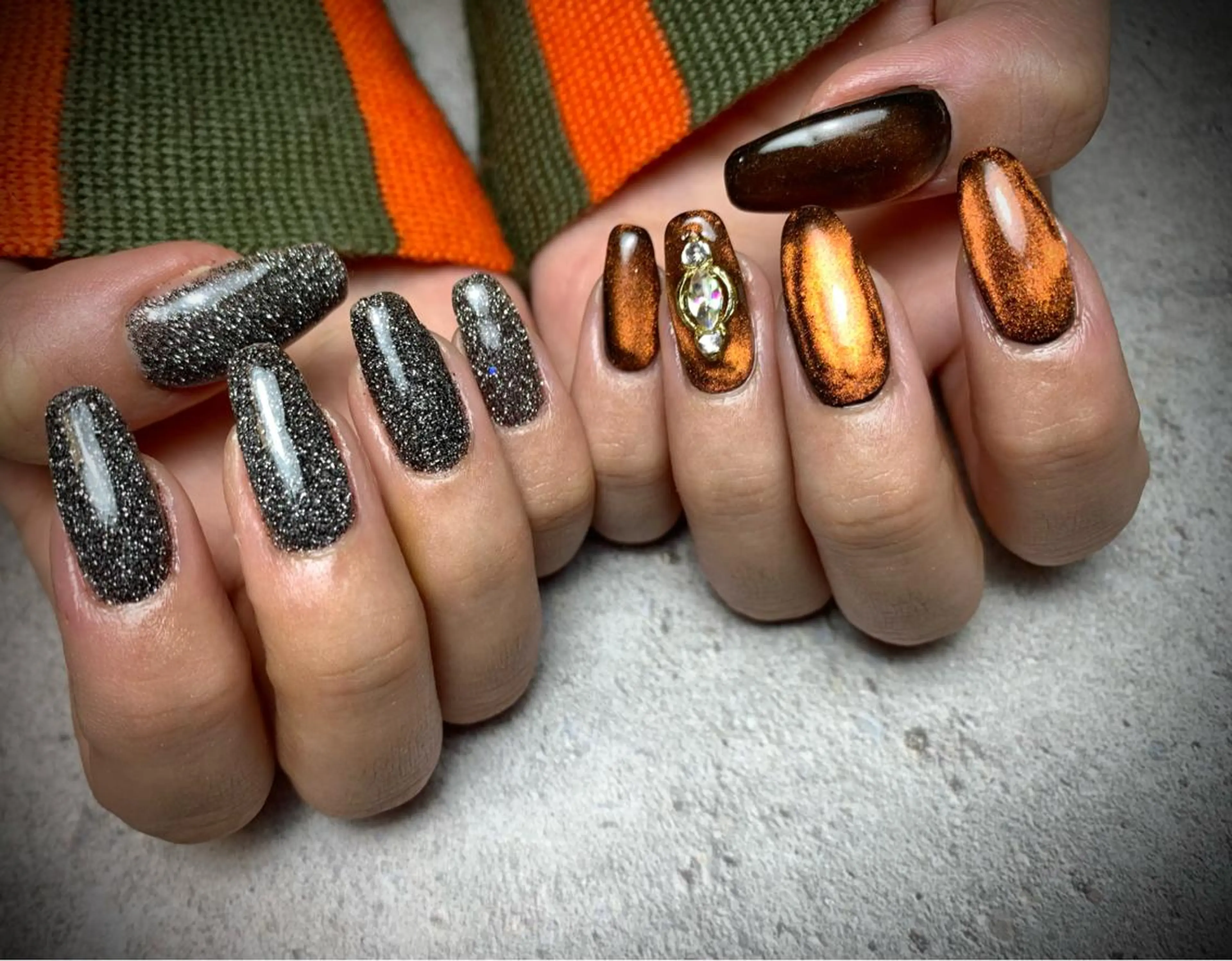 ネイル マグネットネイル 持ち込み ハンドネイル ハンドケア Eden　private nail saron所属・Eden ♾️のネイルデザイン