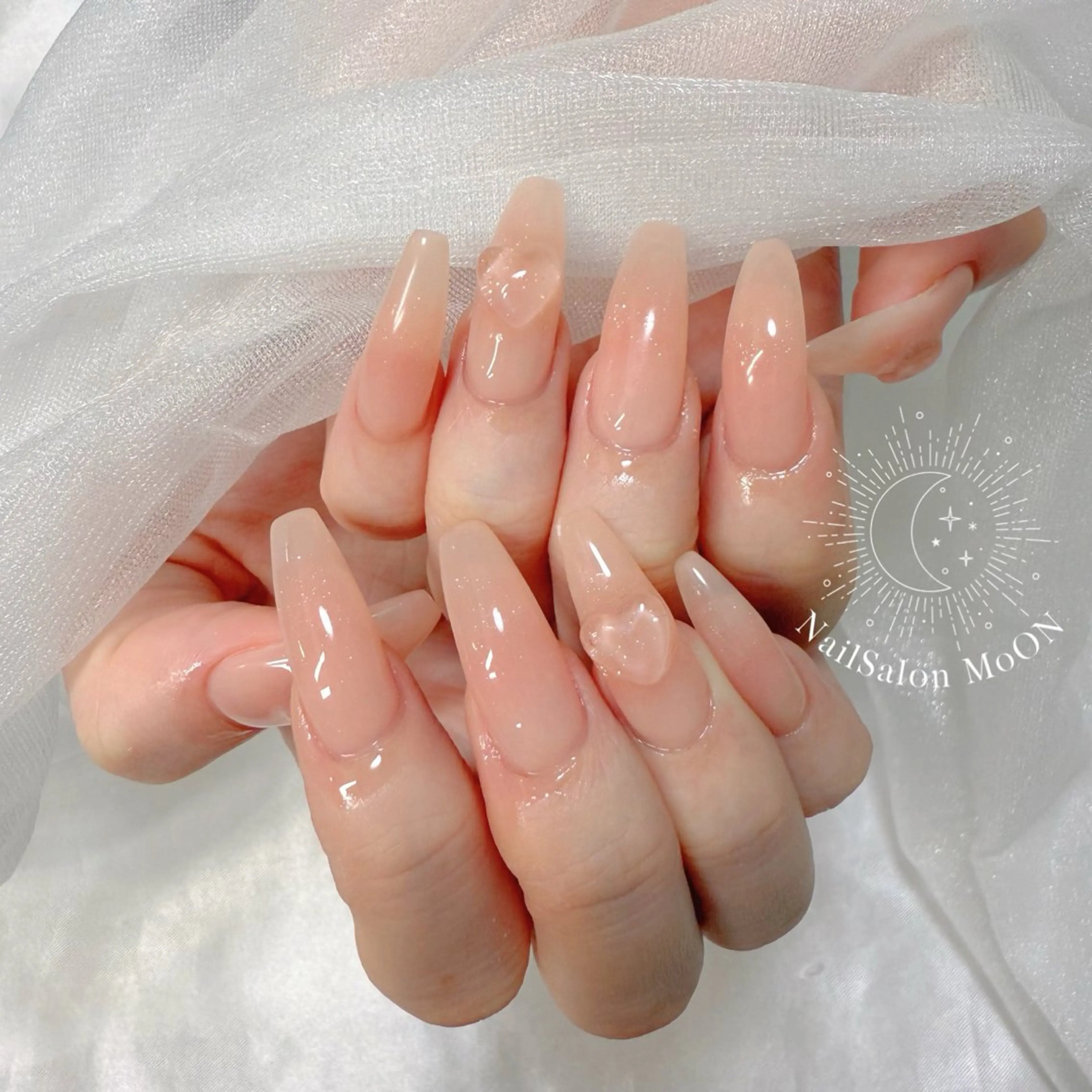 ネイル ハンドネイル ハンドケア MoON...❤︎ MeGuのネイルデザイン