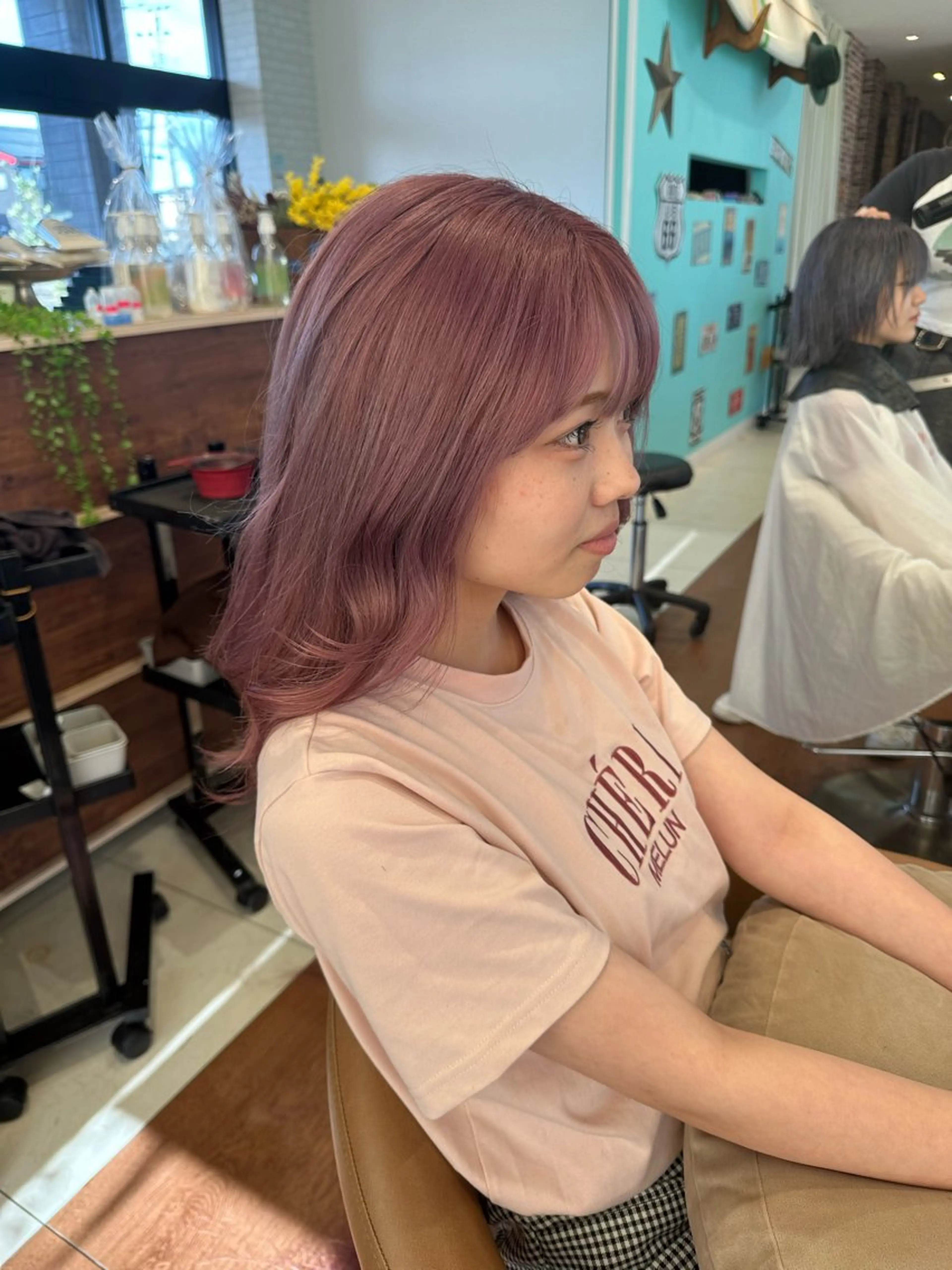 カラー ヘアカラー ho nokaのヘアスタイル