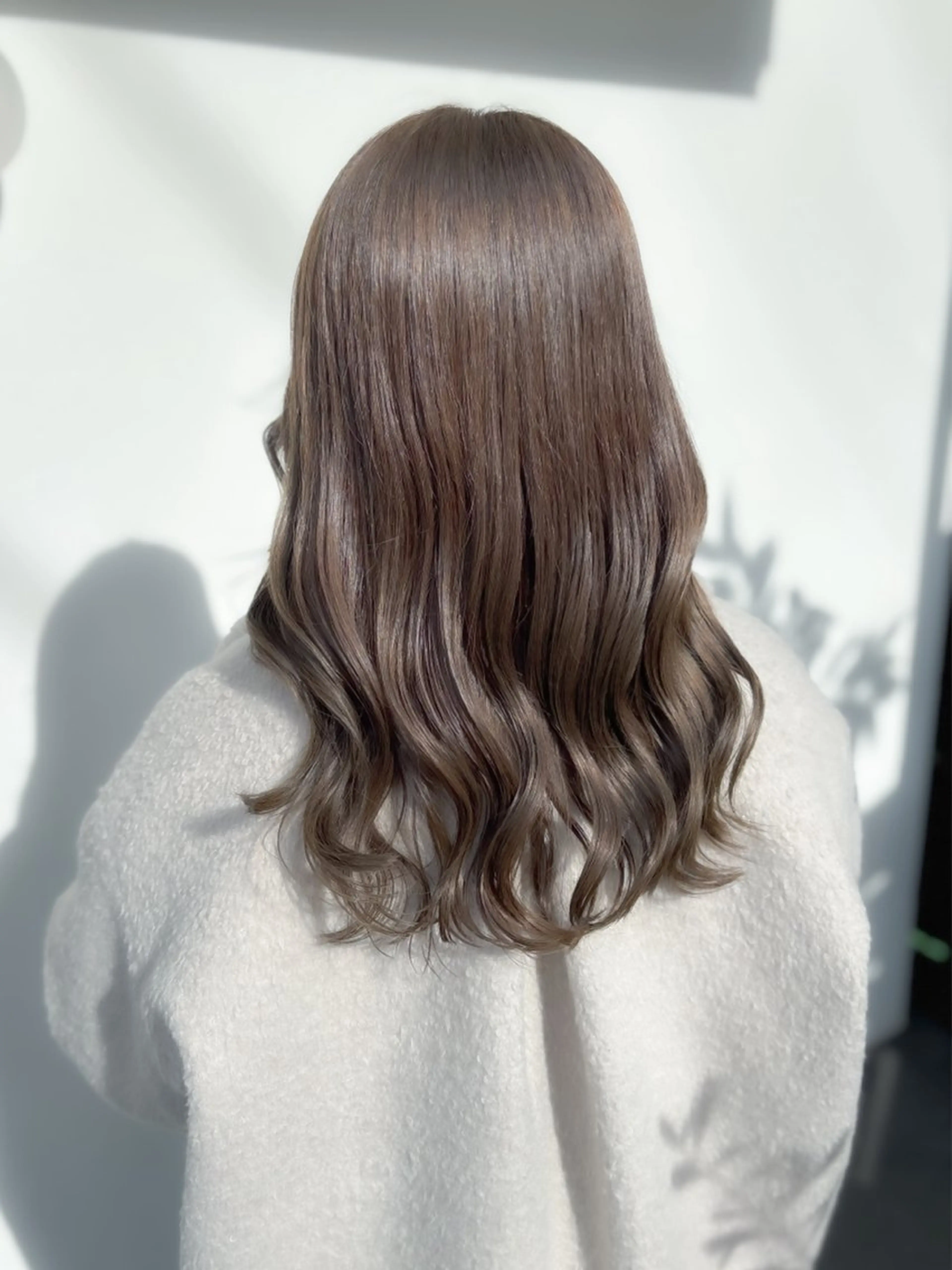 セミロング カラー ベージュカラー カット ヘアカラー ducha所属・DUCHA Tomida naoのヘアスタイル
