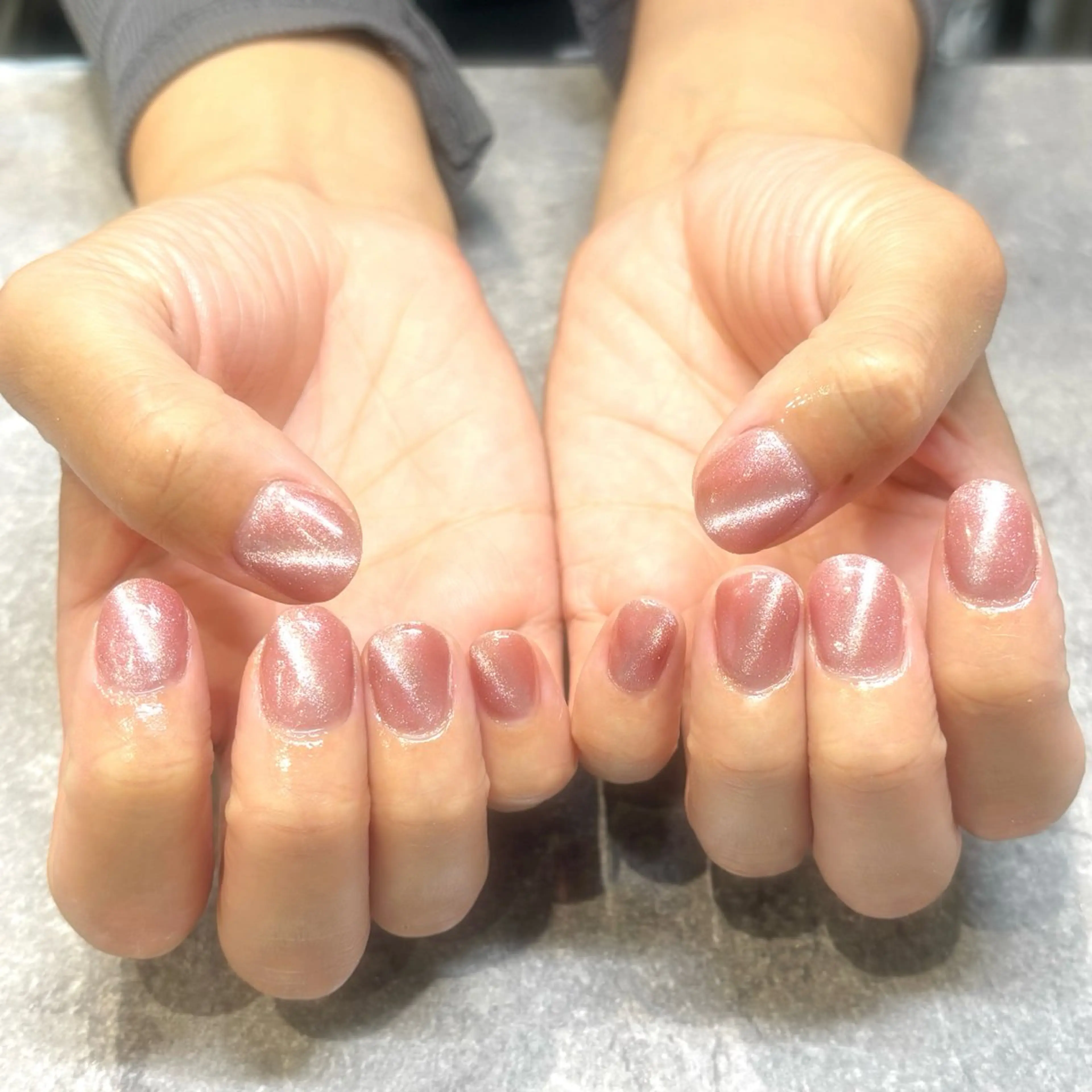 ネイル ピンク 春ネイル ハンドネイル かわい りなのネイルデザイン