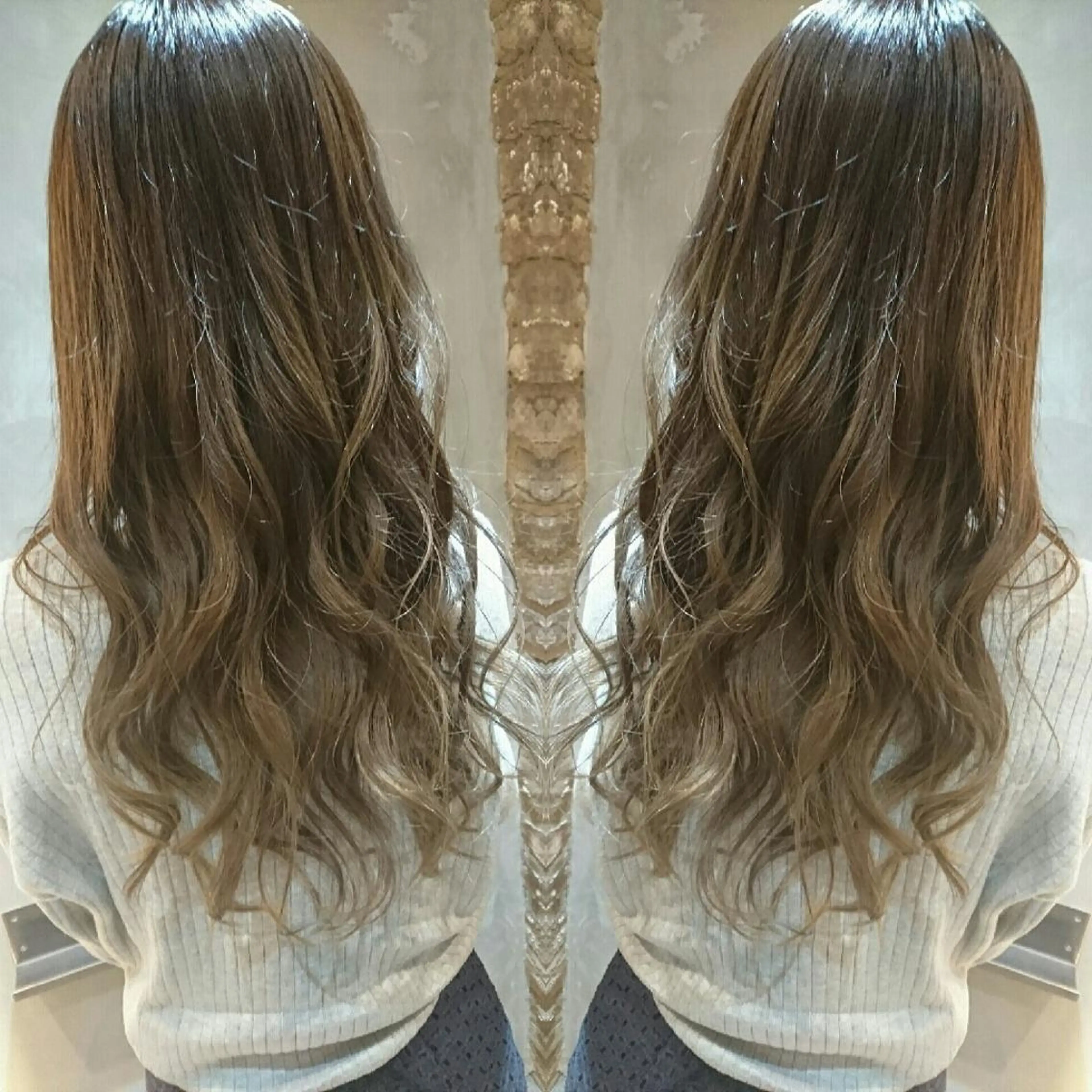 ロング カラー カット ヘアカラー トリートメント youres センター南所属・センター南 SEIJIのヘアスタイル