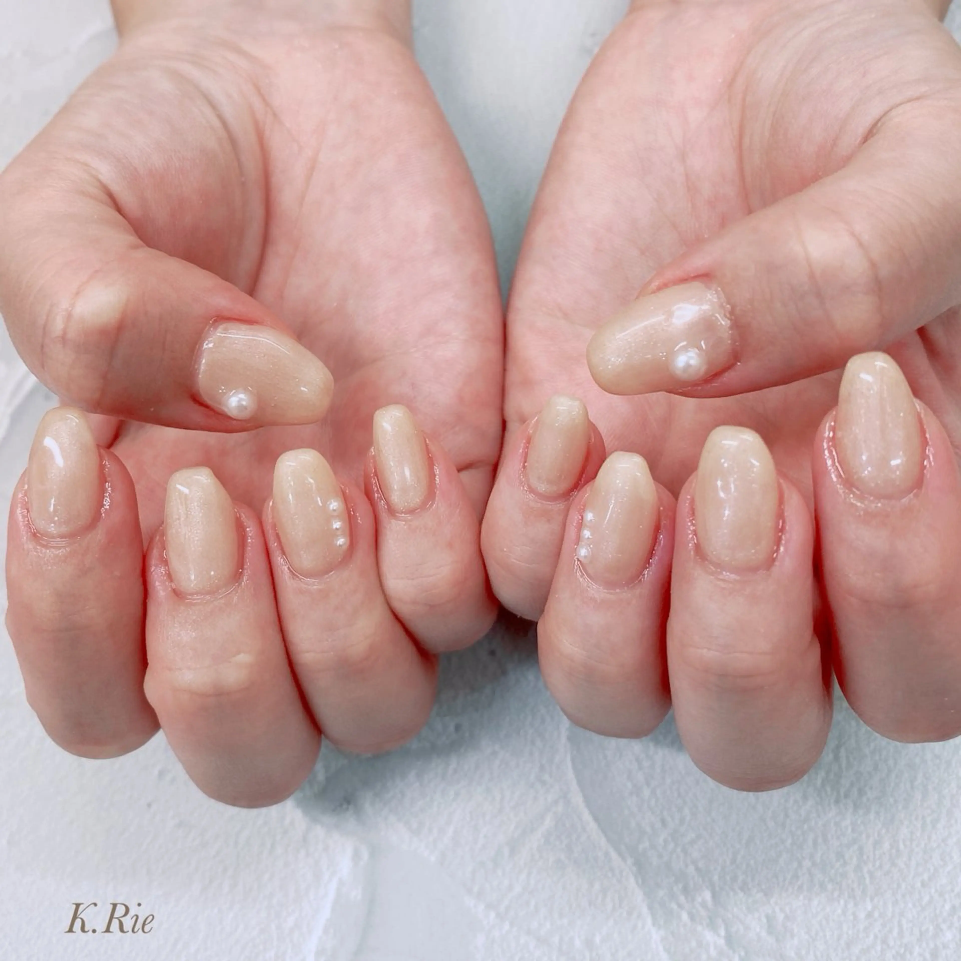 ネイル K. Rie minion 北浦和のネイルデザイン