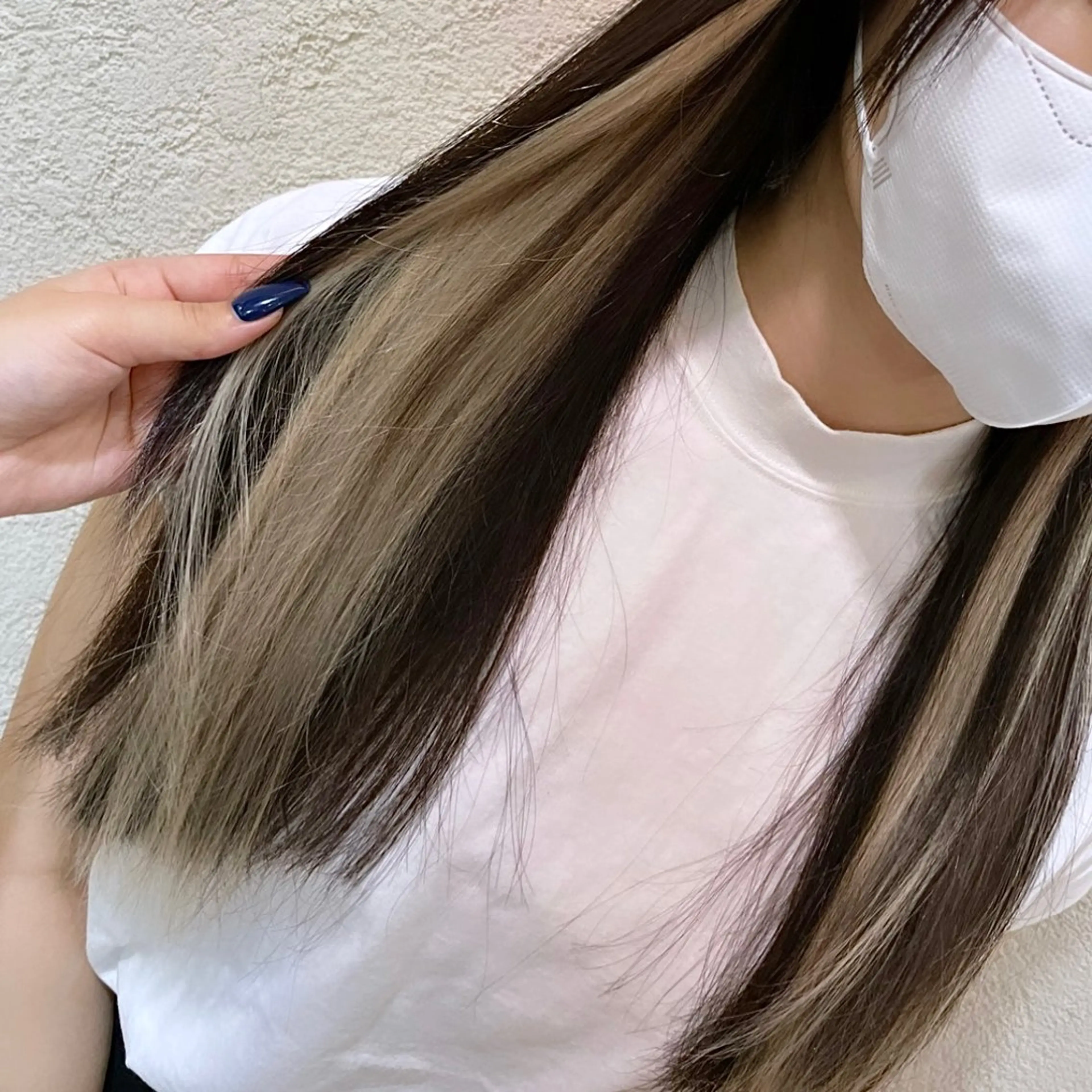 【🎀ミニモ学割U24🎀】メンテナンスカット＋艶カラー＋インナーエクステ￥9900の写真