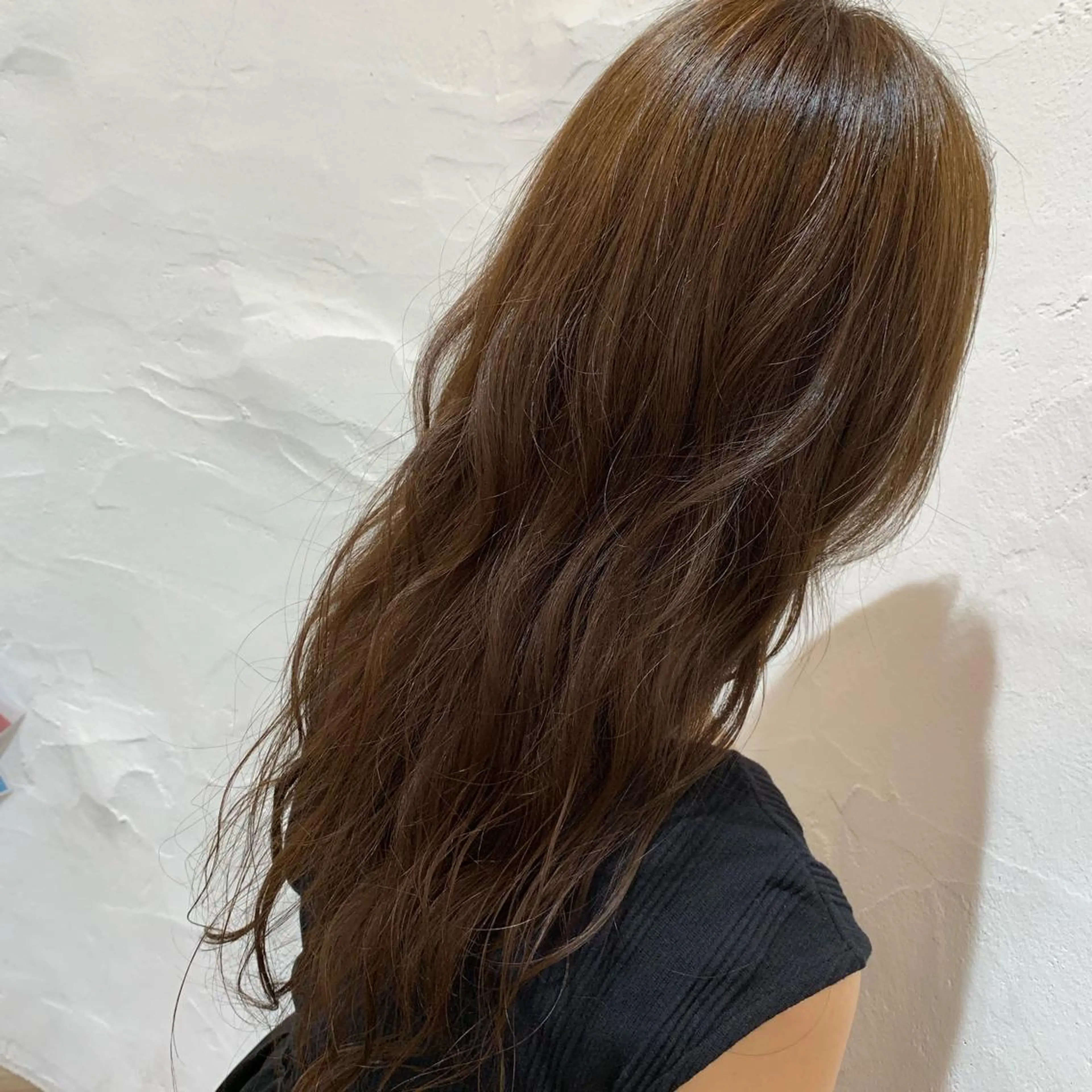 ロング カラー 吉田 夢のヘアスタイル