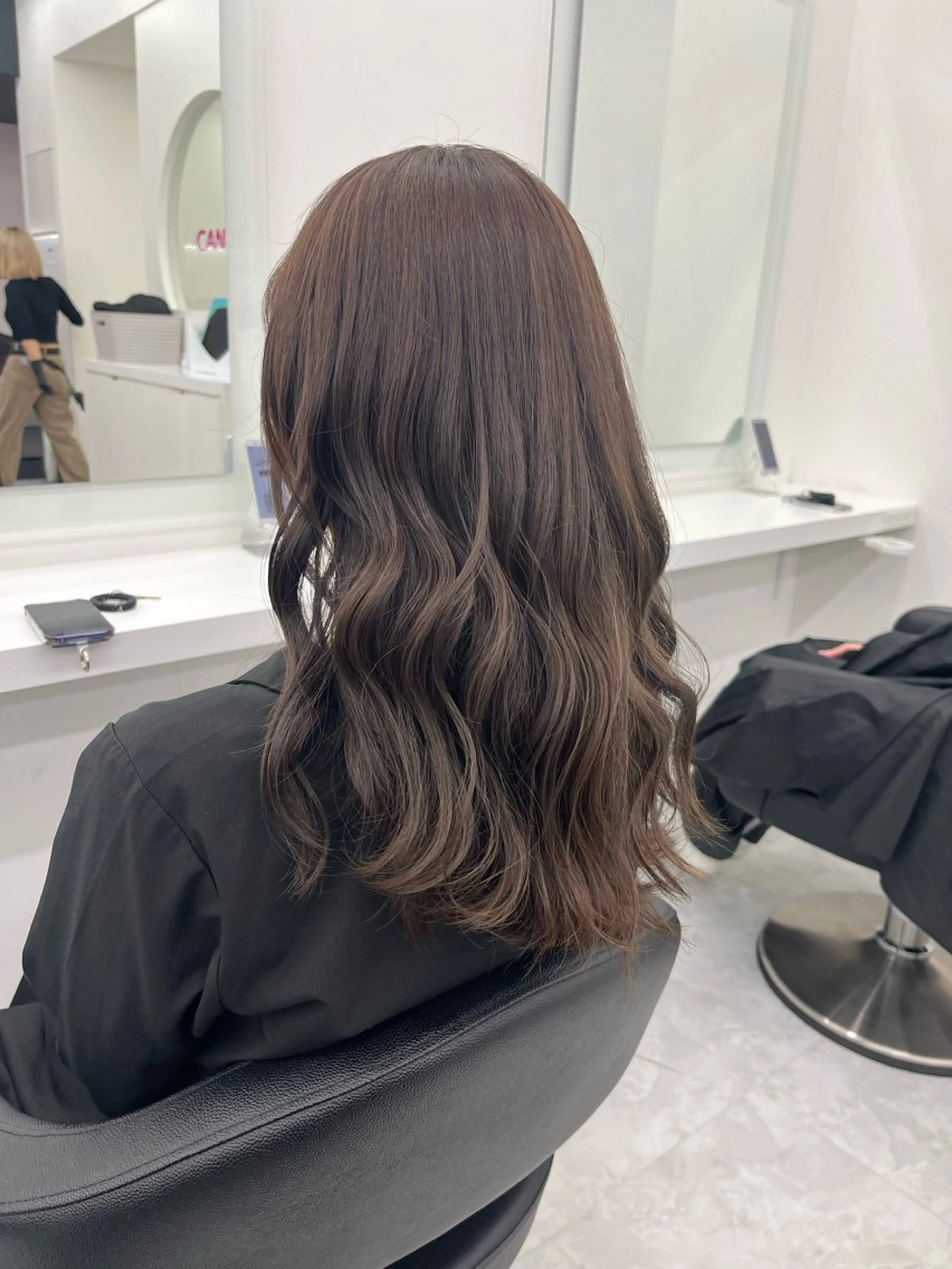 ロング カラー ブラウンカラー オリーブブラウン 💖トレンド秋冬 カラー💖FUTAのヘアスタイル