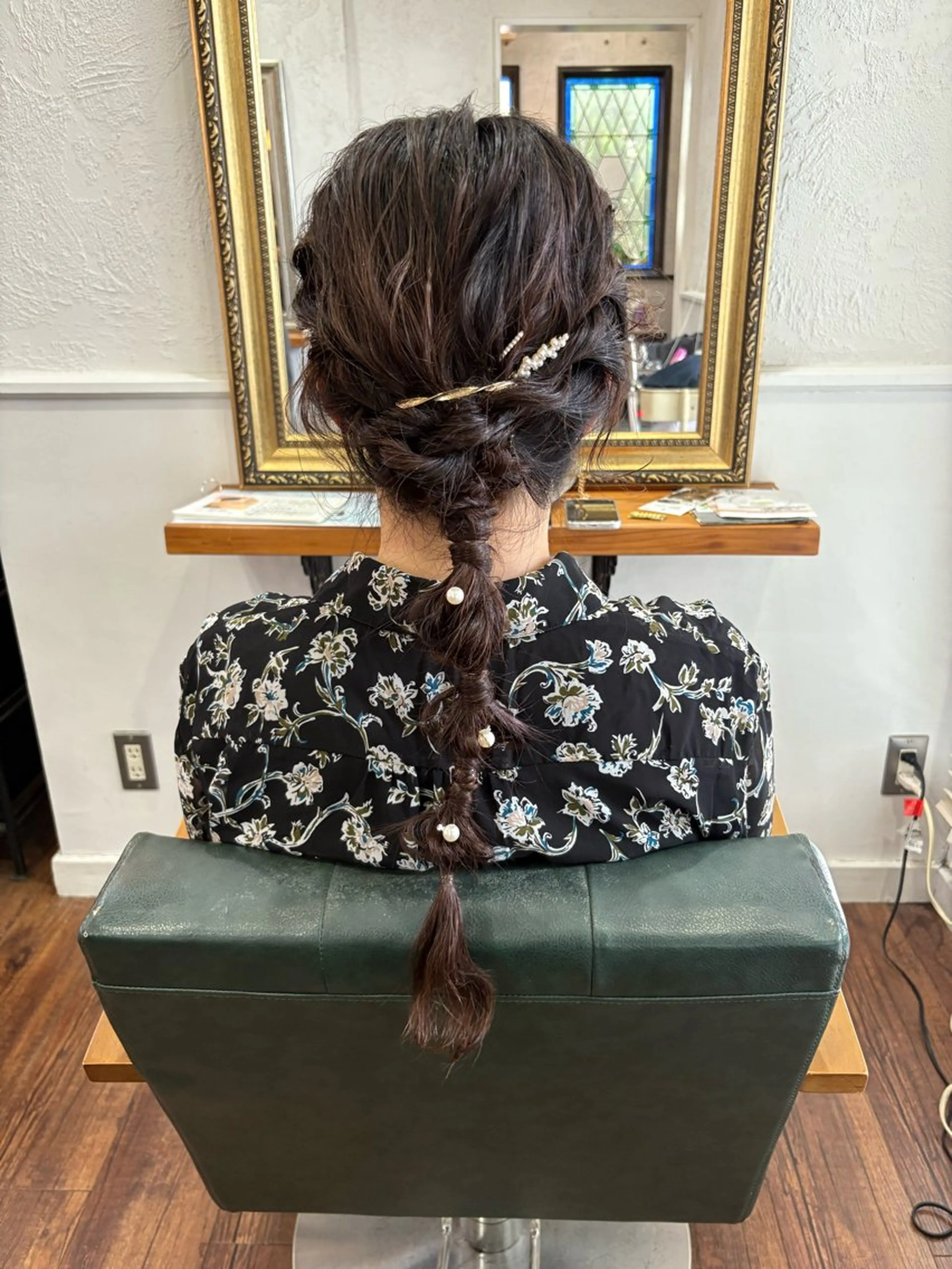 ロング ヘアアレンジ 江原 彩華のヘアスタイル