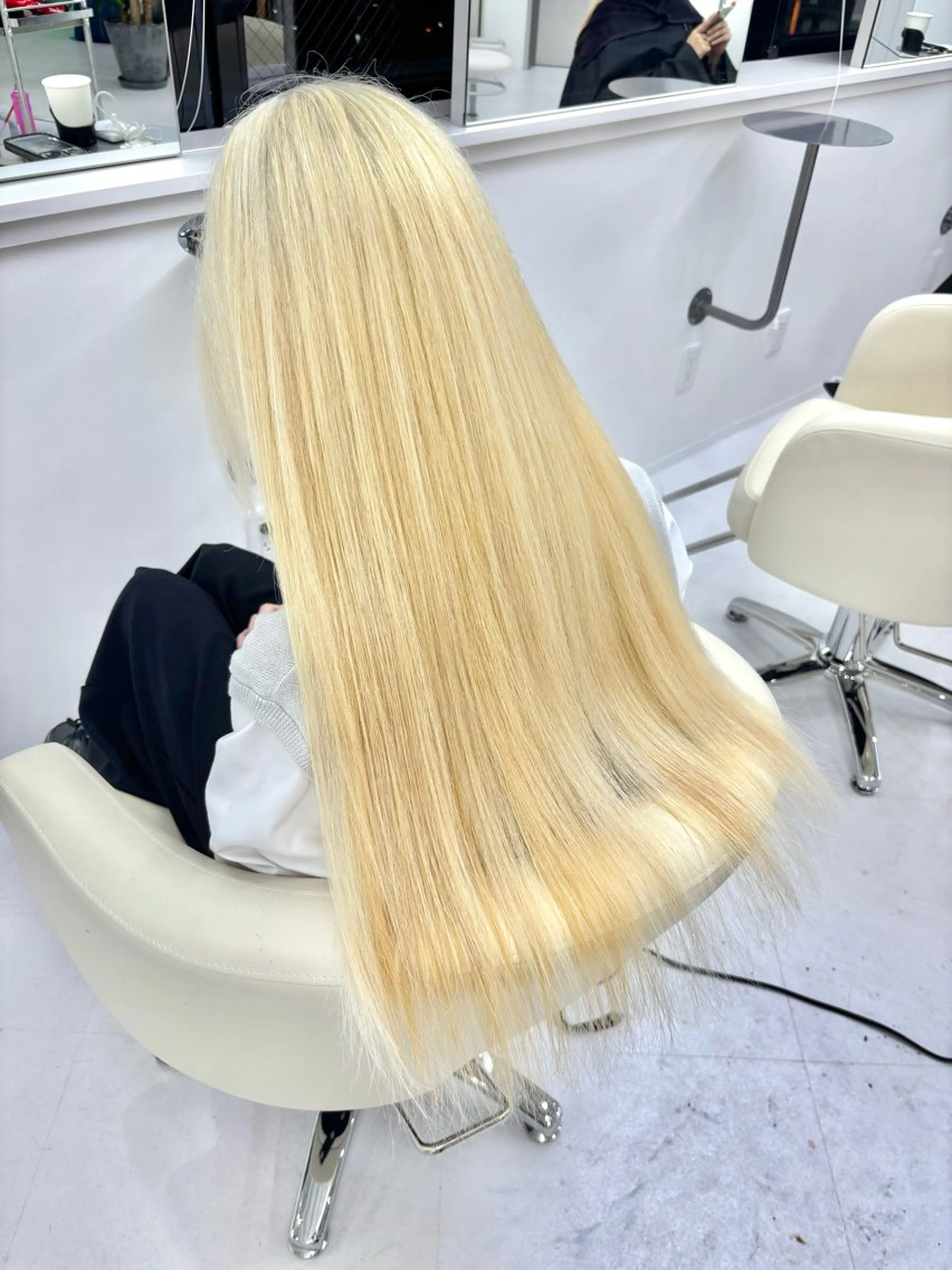 ロング ヘアカラー トリートメント パーマ&ブリーチ /飯牟田/GEAR.のヘアスタイル