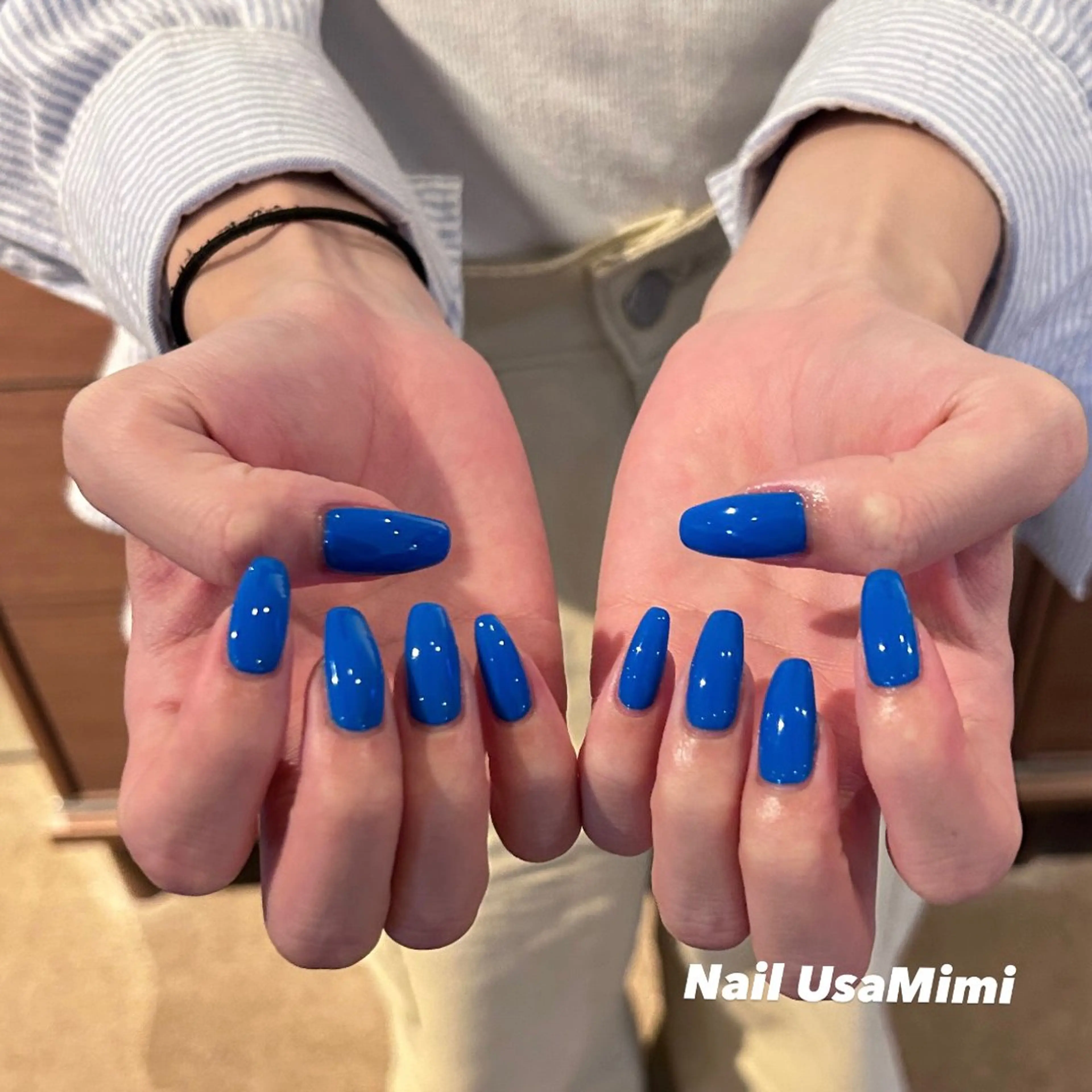 ネイル ジェルネイル 持ち込み ワンカラーネイル パラジェル シンプルネイル 本町ネイルNail UsaMimiのネイルデザイン