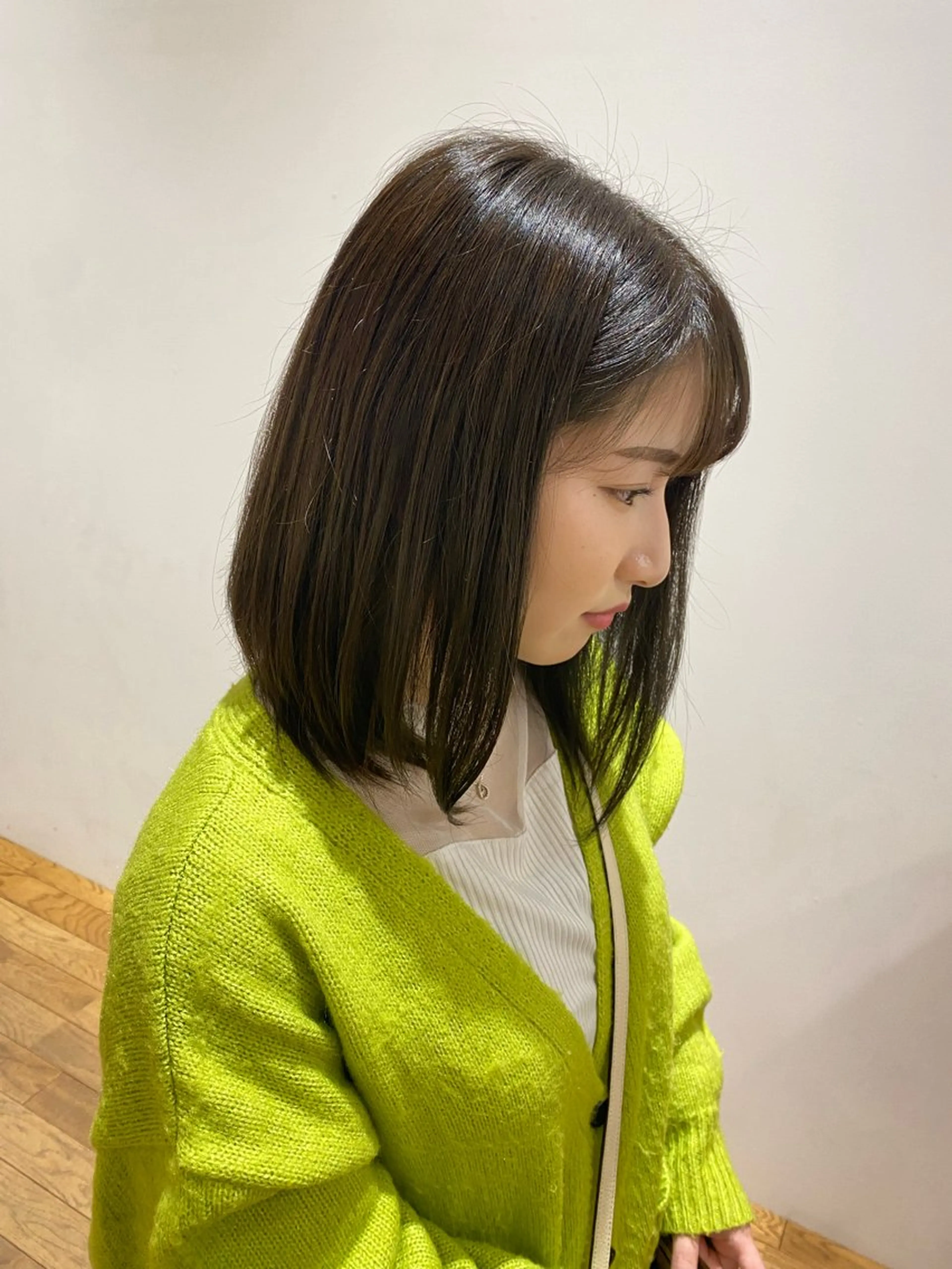 ミディアム カラー ブルーカラー ヘアカラー wakana/ カットモデル募集中のヘアスタイル