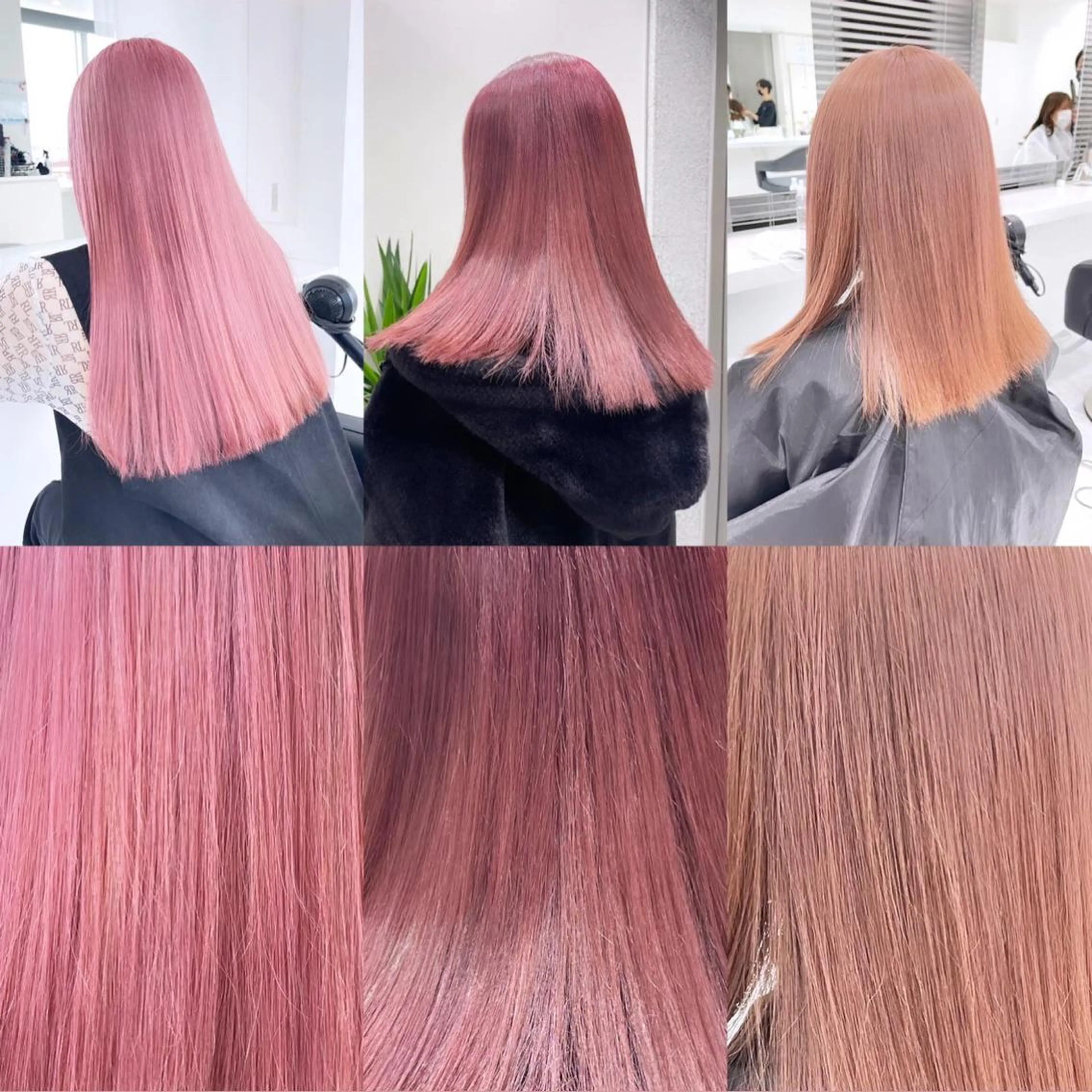 ロング カラー ヘアアレンジ 𝘳𝘺𝘰𝘬𝘢 髪質改善／ブリーチのヘアスタイル